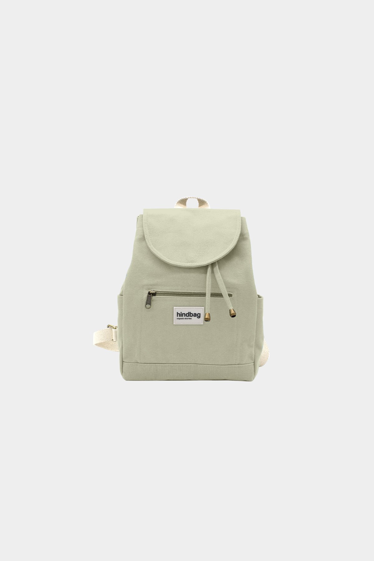 Cotton backpack HINDBAG Green