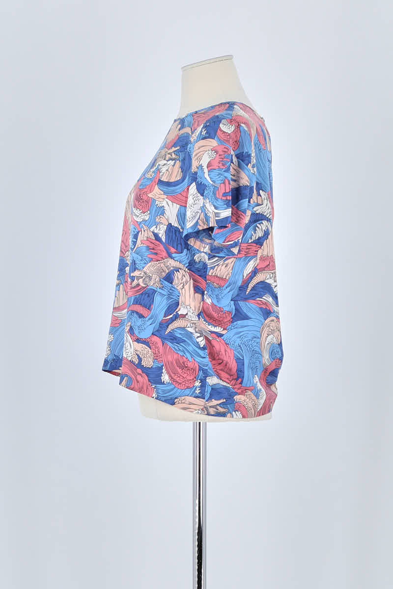 T-shirt LACOSTE - SECONDE MAIN Blue