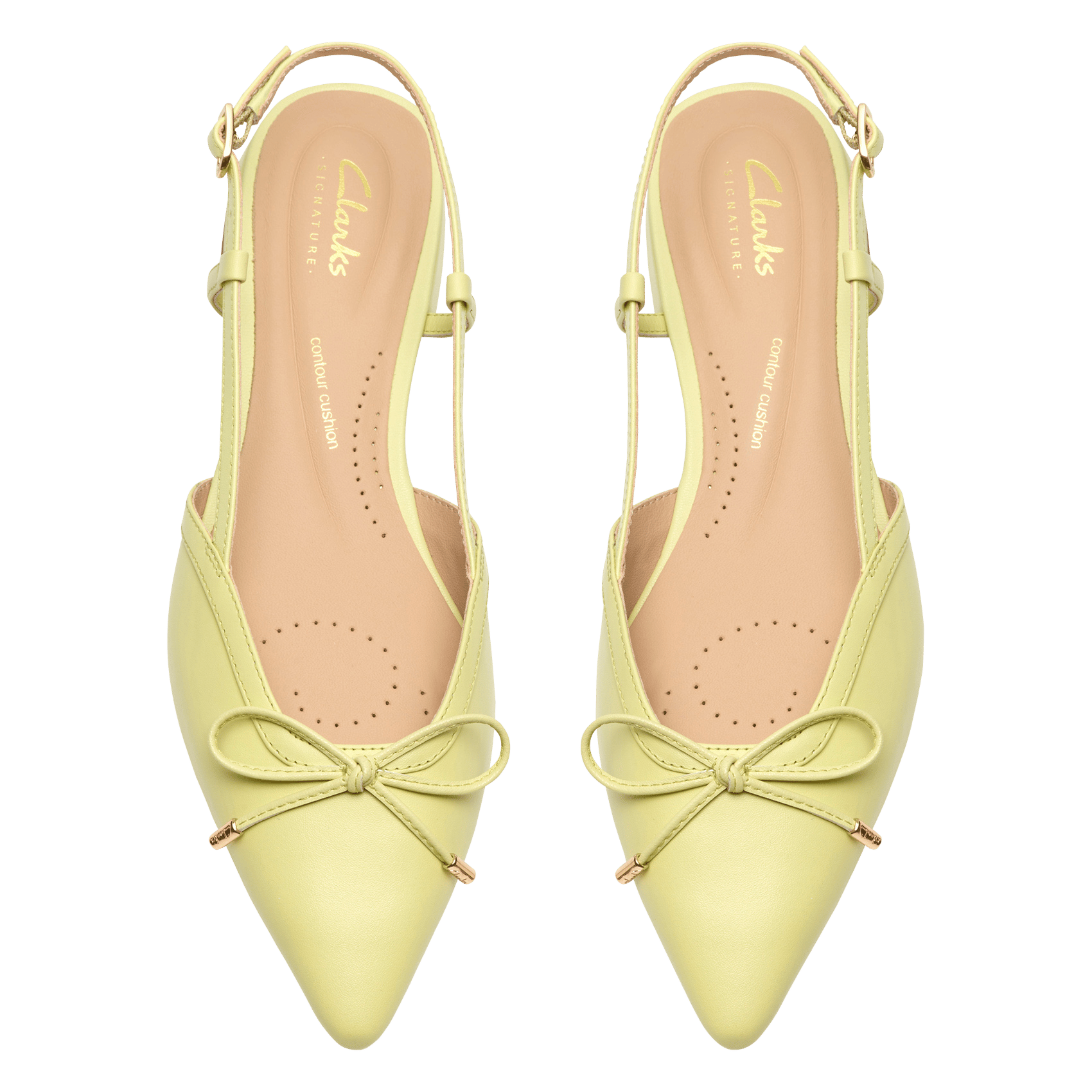 Ballet pumps CLARKS Green