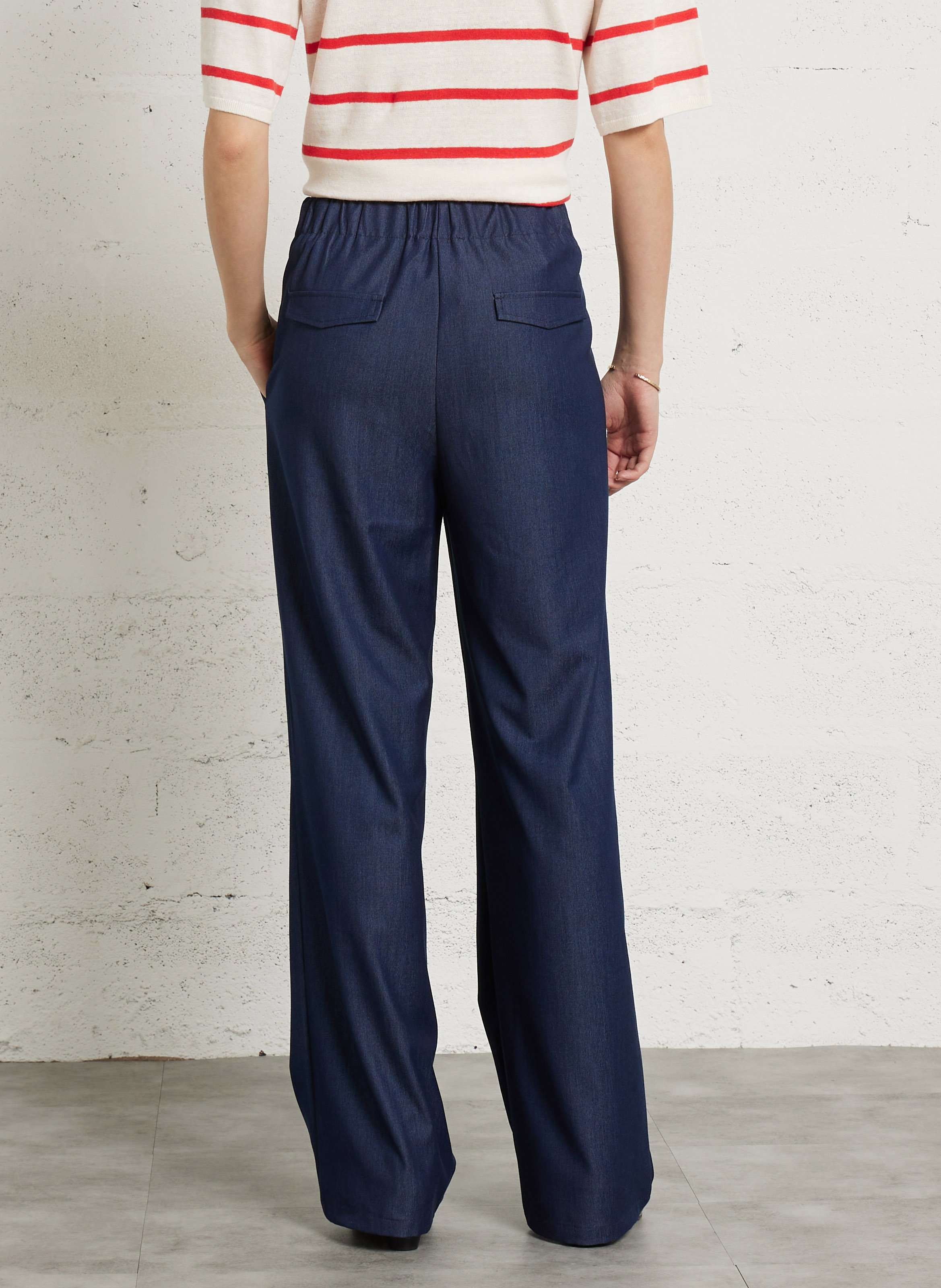 Fließende weite Hose LA PETITE ETOILE Jeans ohne Waschung