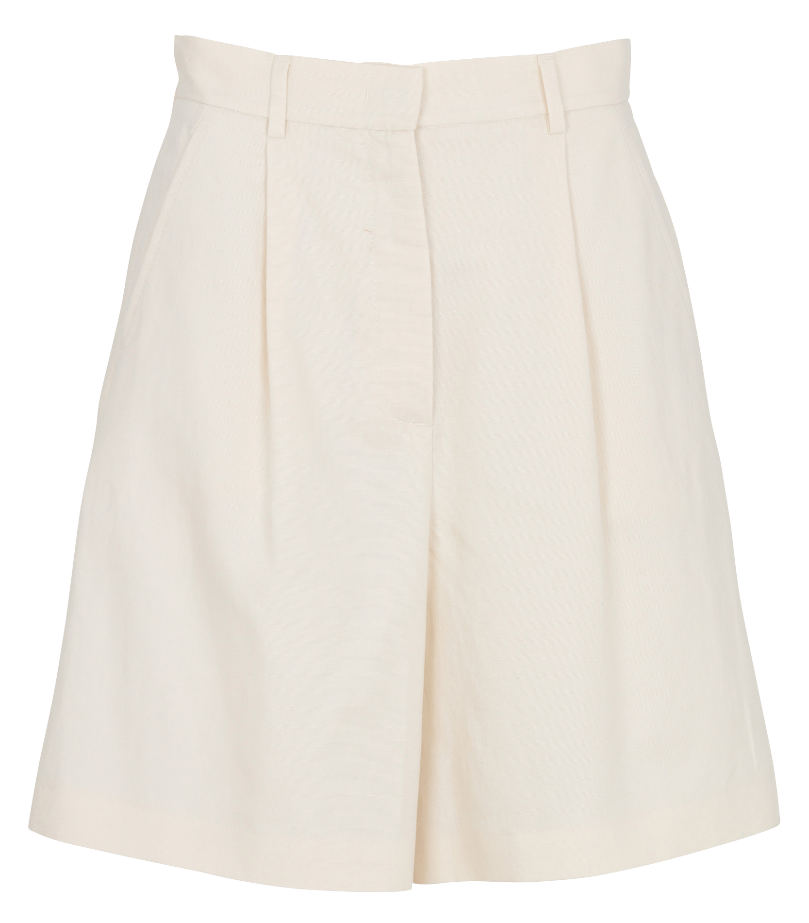 Straight cotton-blend shorts MAX MARA WEEK END Beige