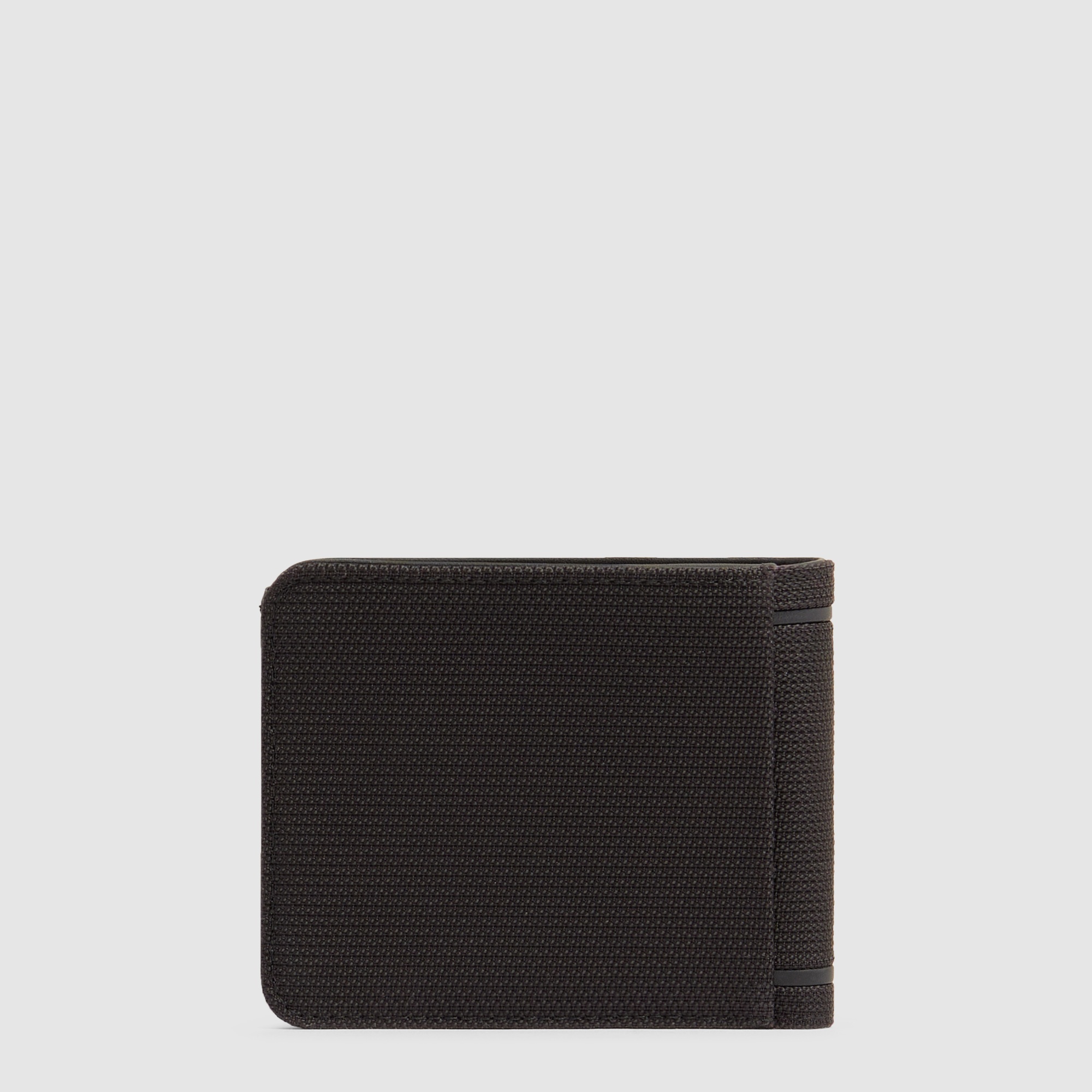 Men's leather wallet with ID card holder PIQUADRO Black