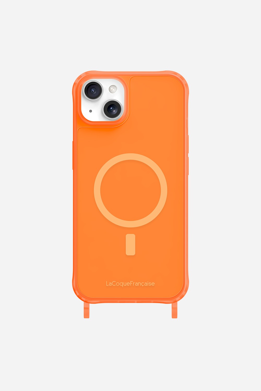 Coque de téléphone magsafe avec anneaux pour iphone 14 plus LA COQUE FRANCAISE Orange