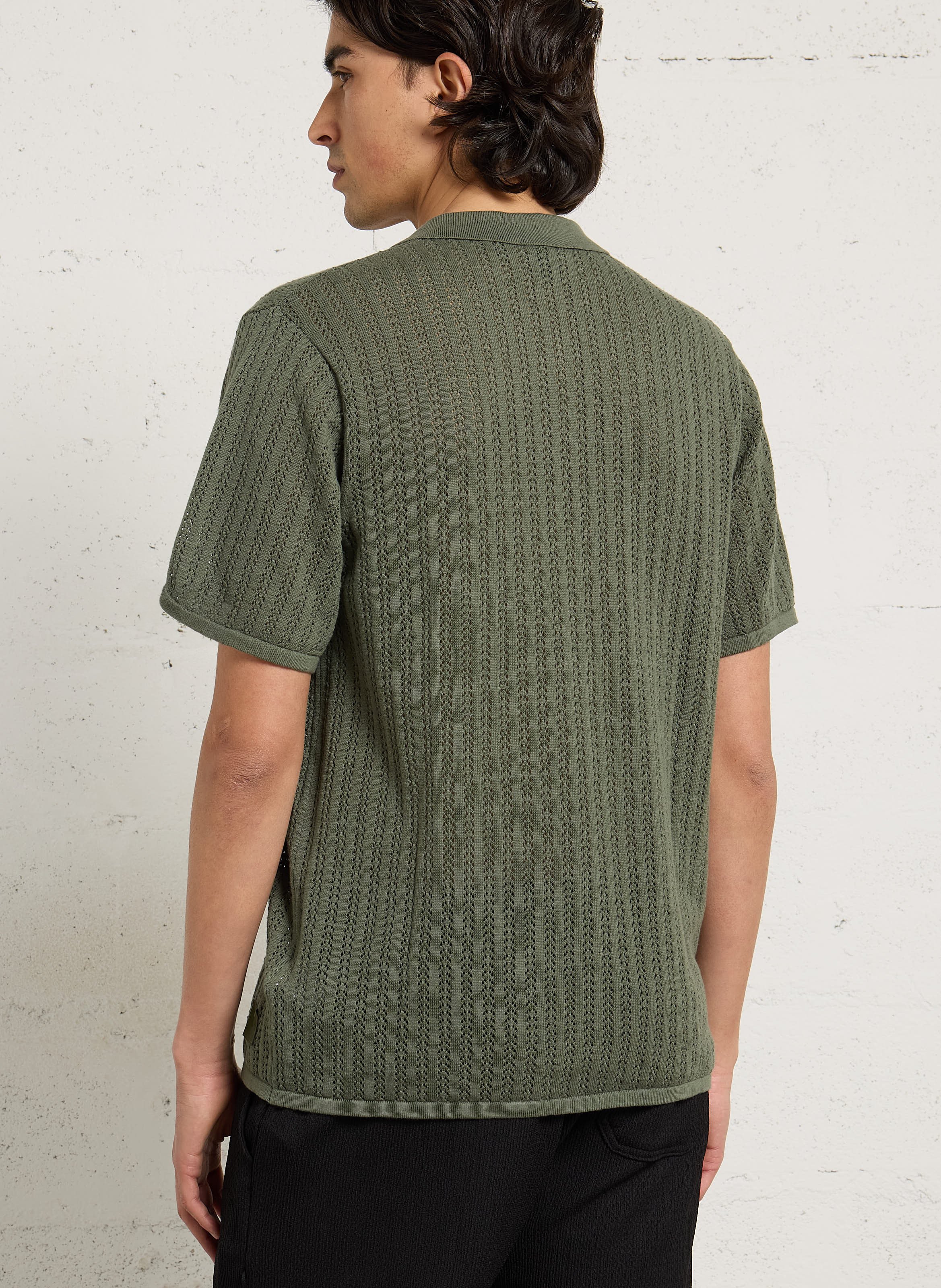 Chemise droit col classique en coton LE TEMPS DES CERISES Blanc