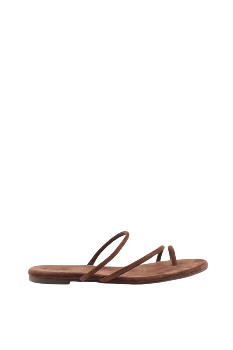 Faux leather sandals REFORMATION - Seconde Main Brown
