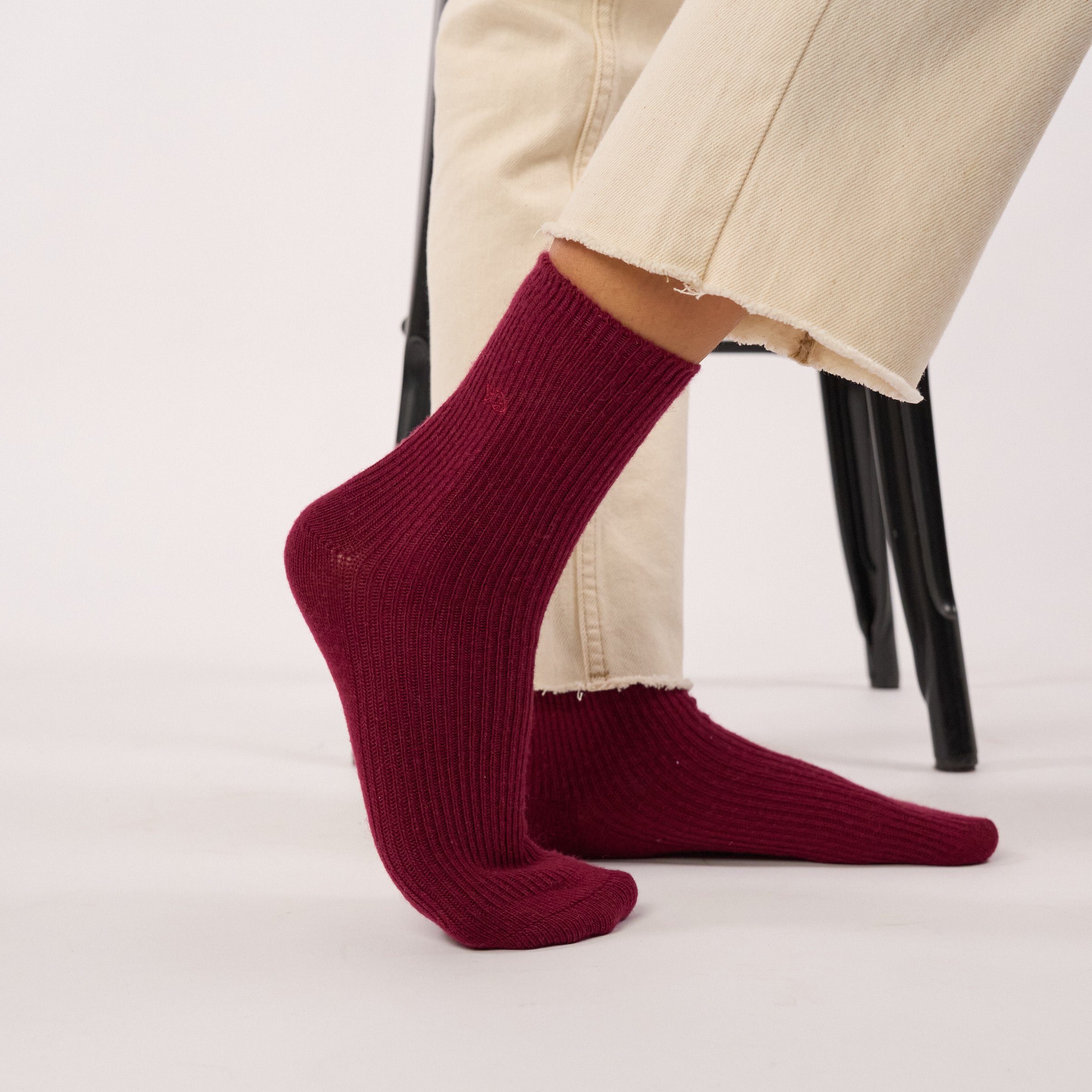 Wool socks | Red BILLYBELT Women