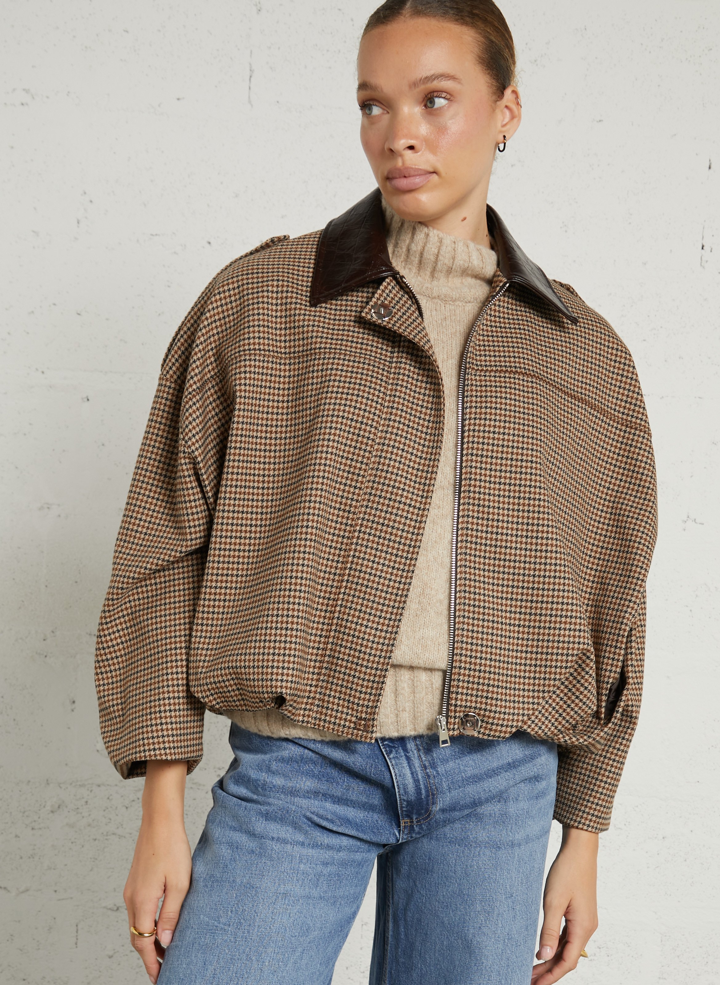 Blouson mit klassischem Kragen IMPERIAL Beige