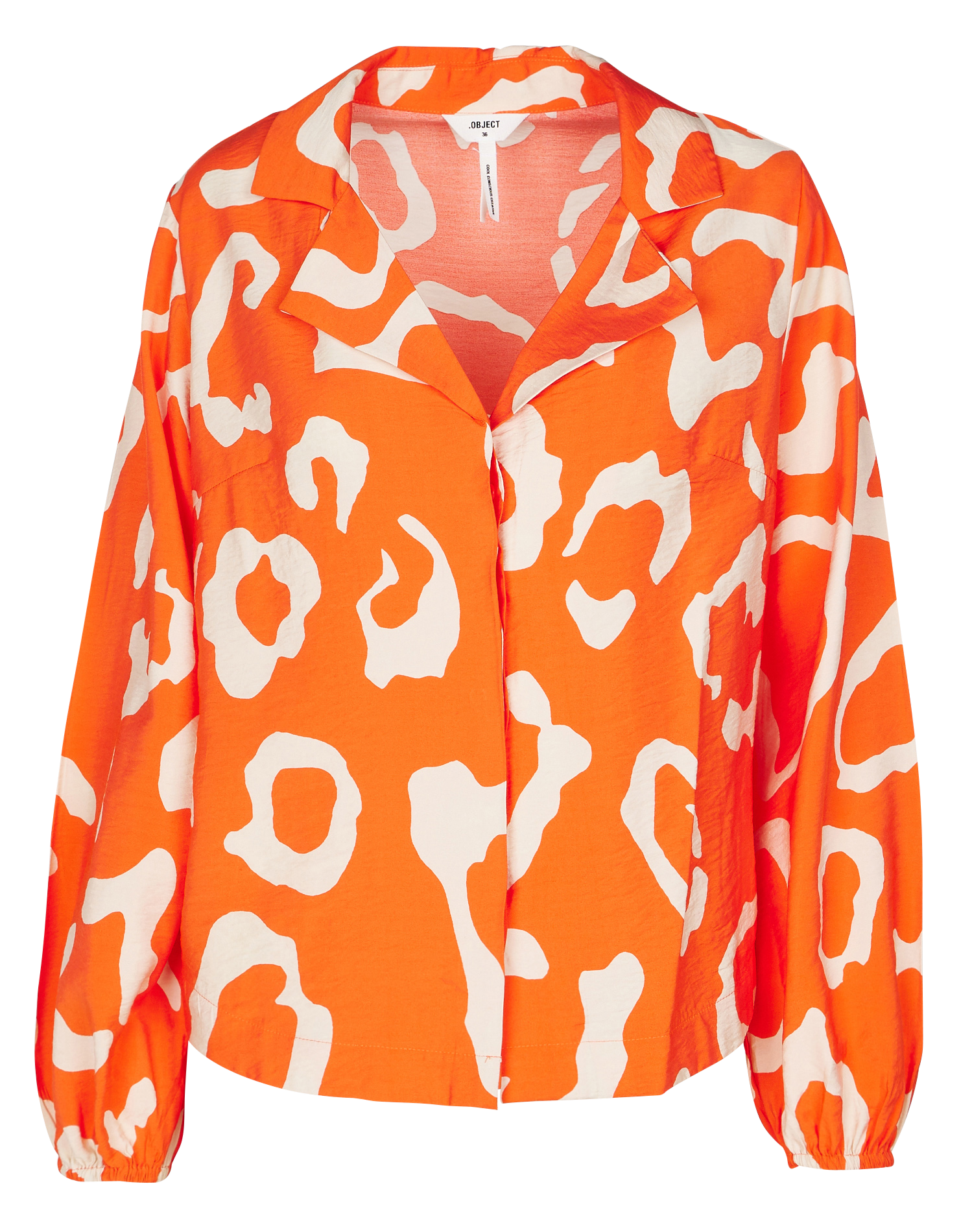 Chemise col V imprimée  OBJECT