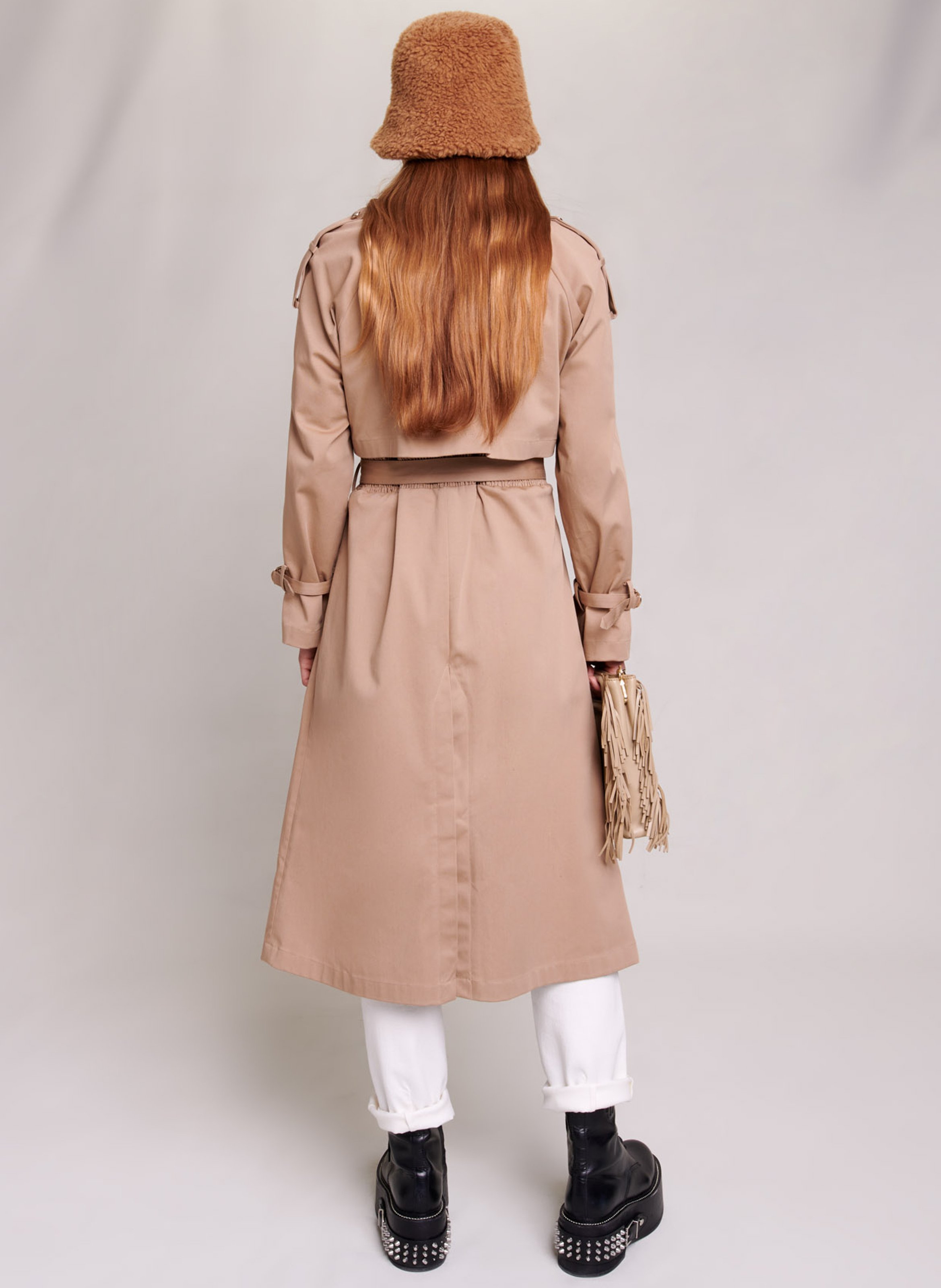 Trench coat maje sale