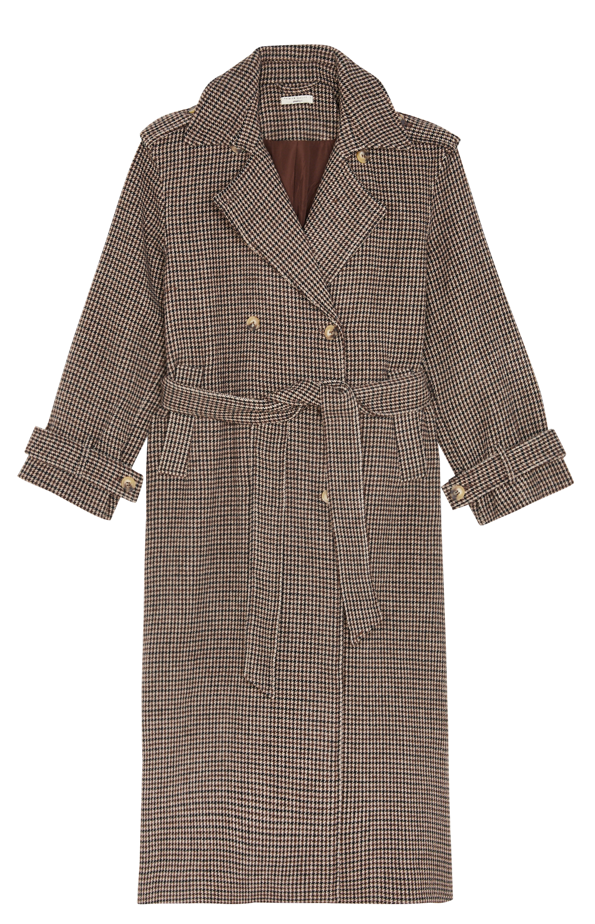 Manteau col à large revers GINA TRICOT Multicolore