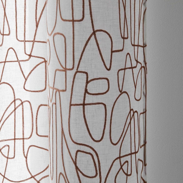 Eyelet curtain MADURA White