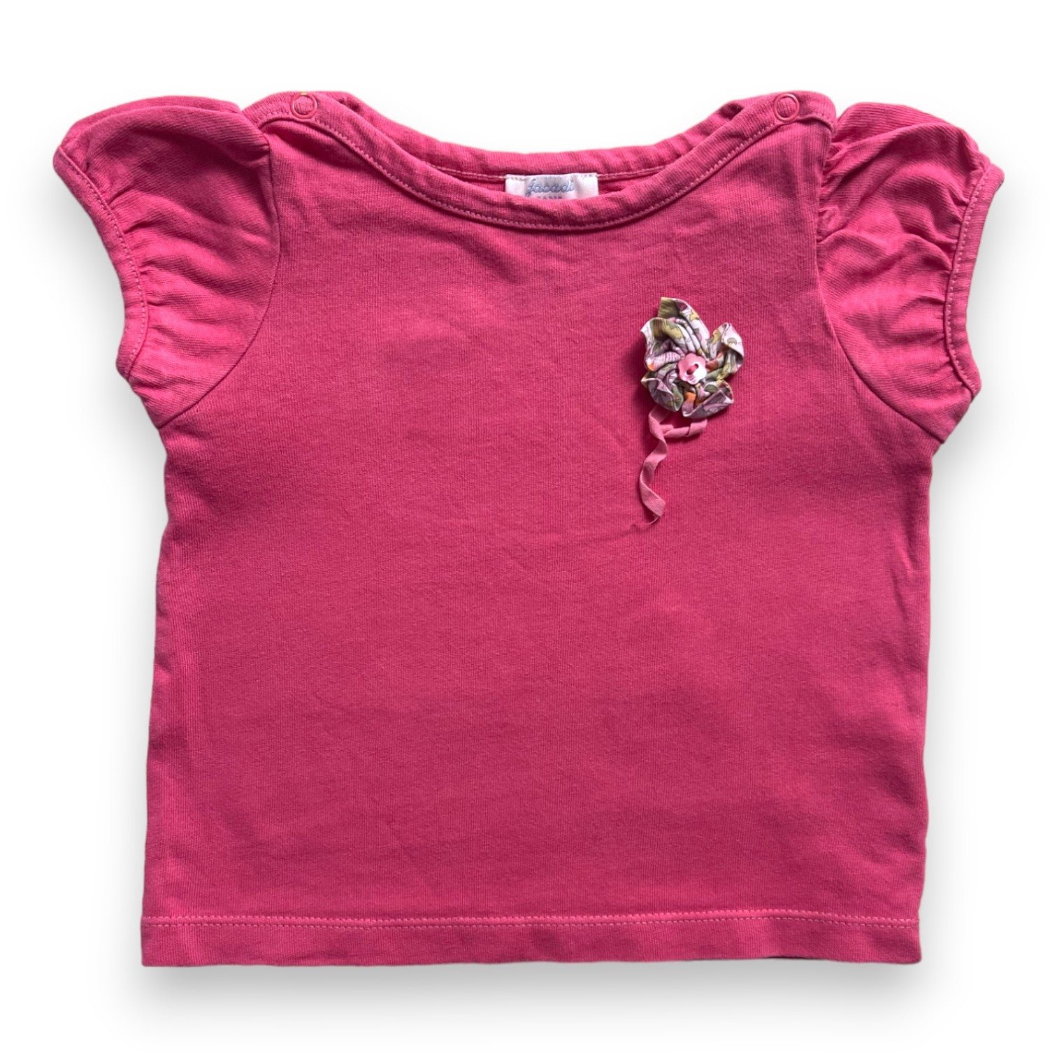 Pink Baby T-shirt - 18 months JACADI - Seconde Main Pink