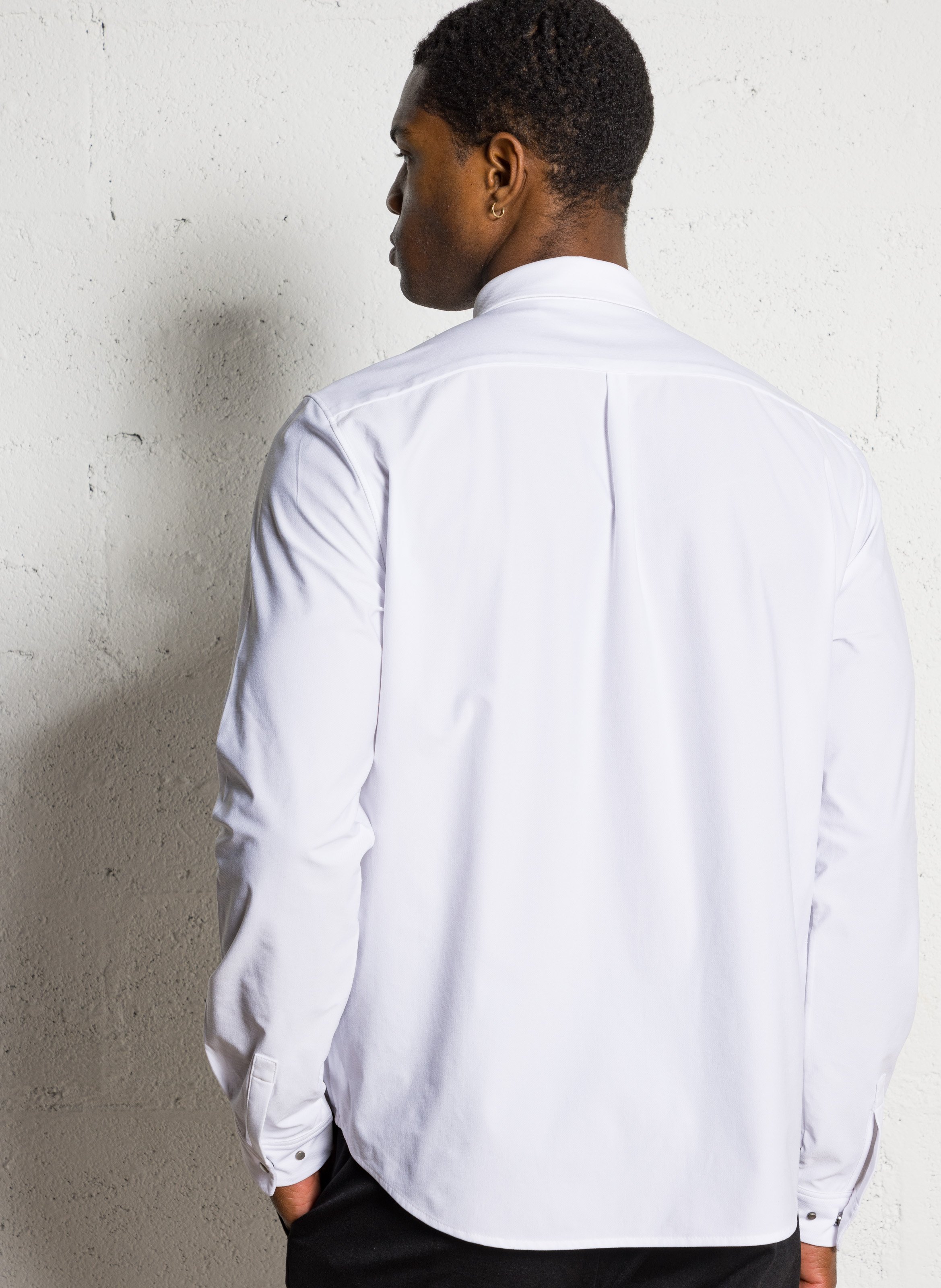 Chemise col classique IKKS White