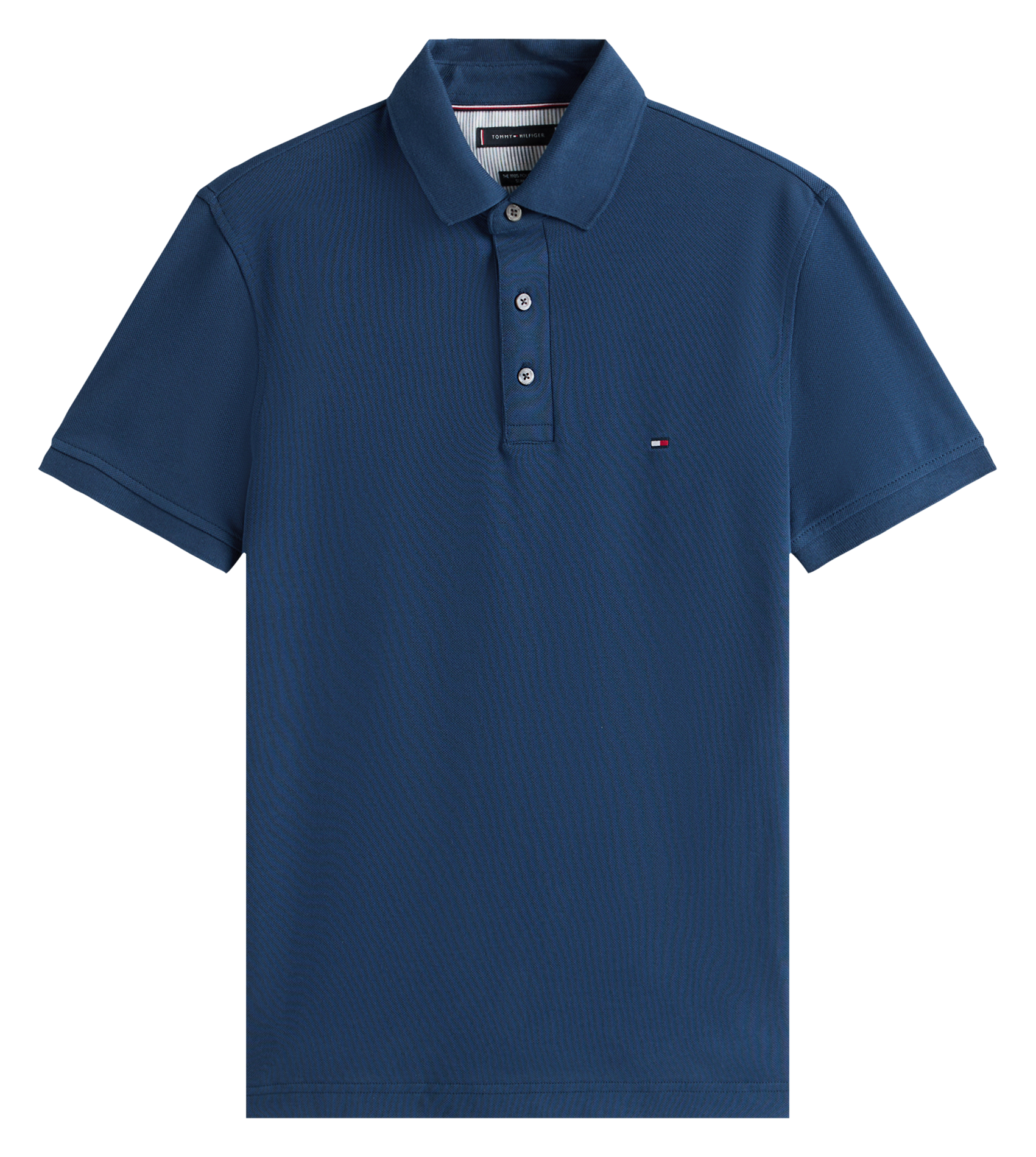 Polo slim-fit en coton bio TOMMY HILFIGER Bleu