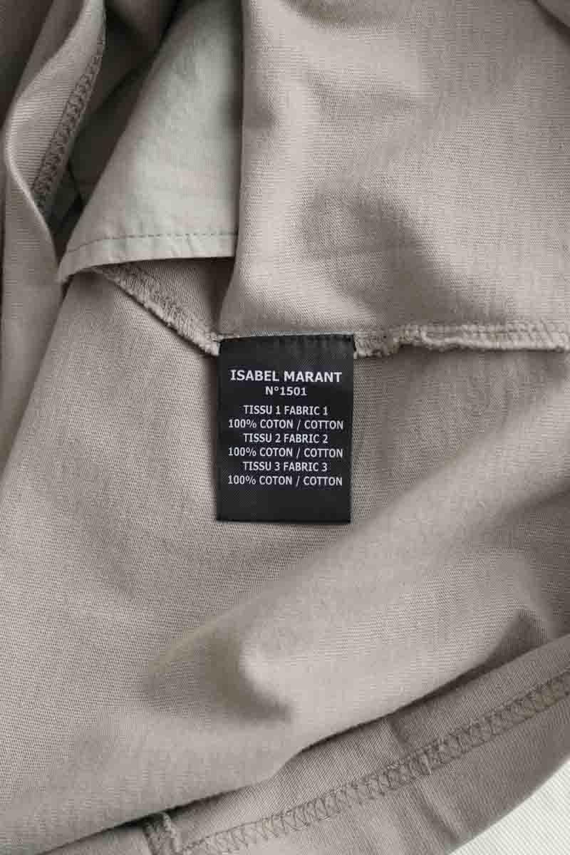Cotton dress ISABEL MARANT ÉTOILE - SECONDE MAIN Grey