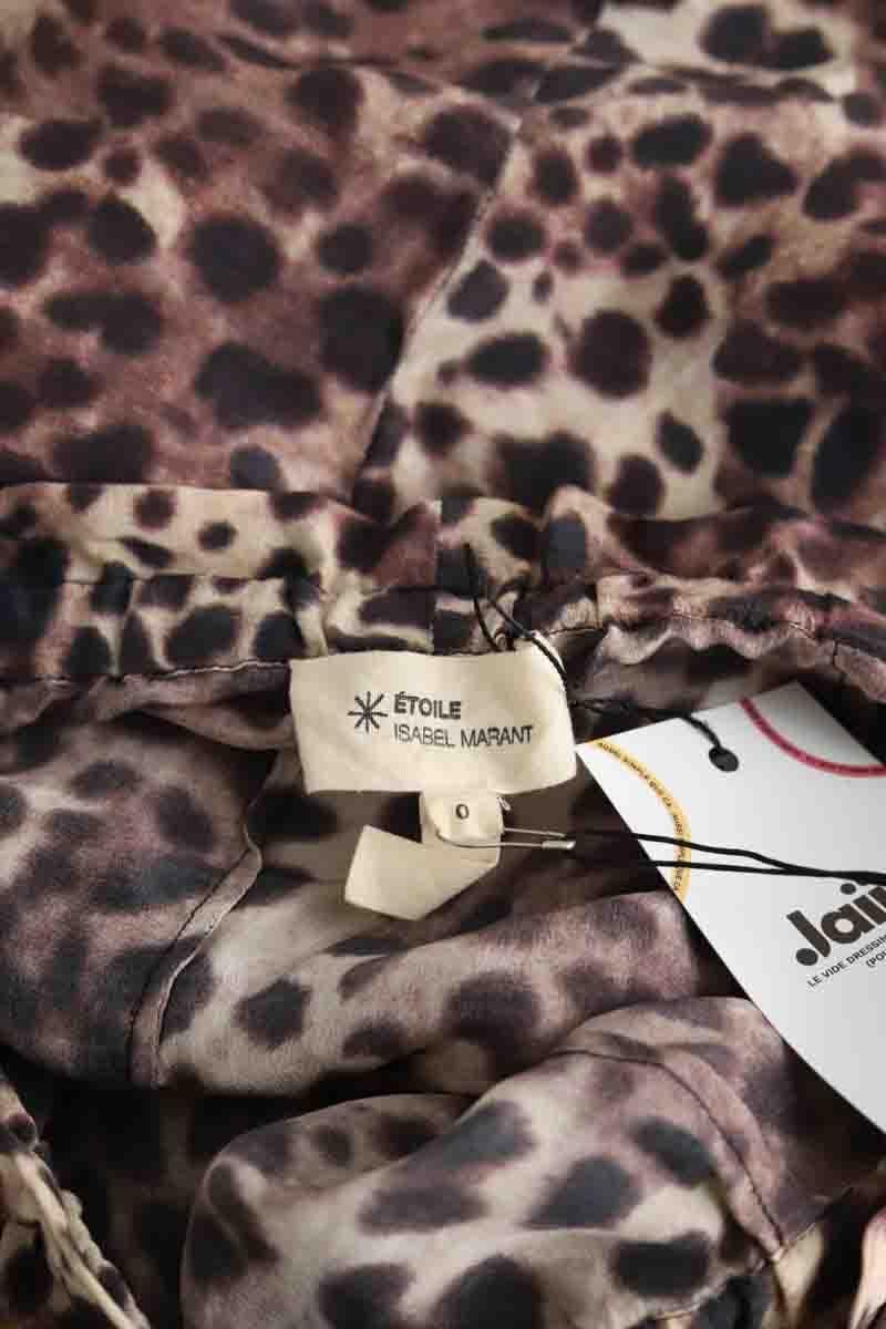 Silk mini-skirt ISABEL MARANT ÉTOILE - SECONDE MAIN Brown