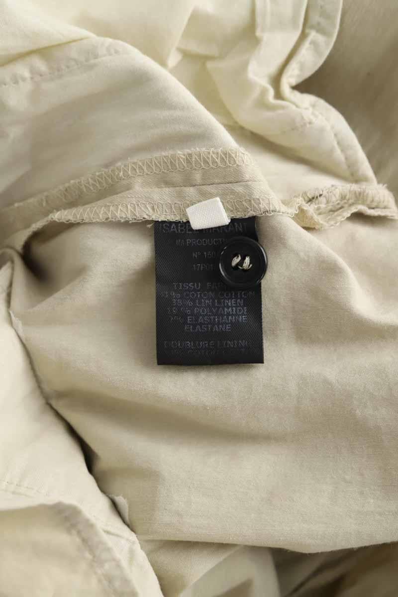 Slim-fit cotton cargo pants ISABEL MARANT ÉTOILE - SECONDE MAIN Beige