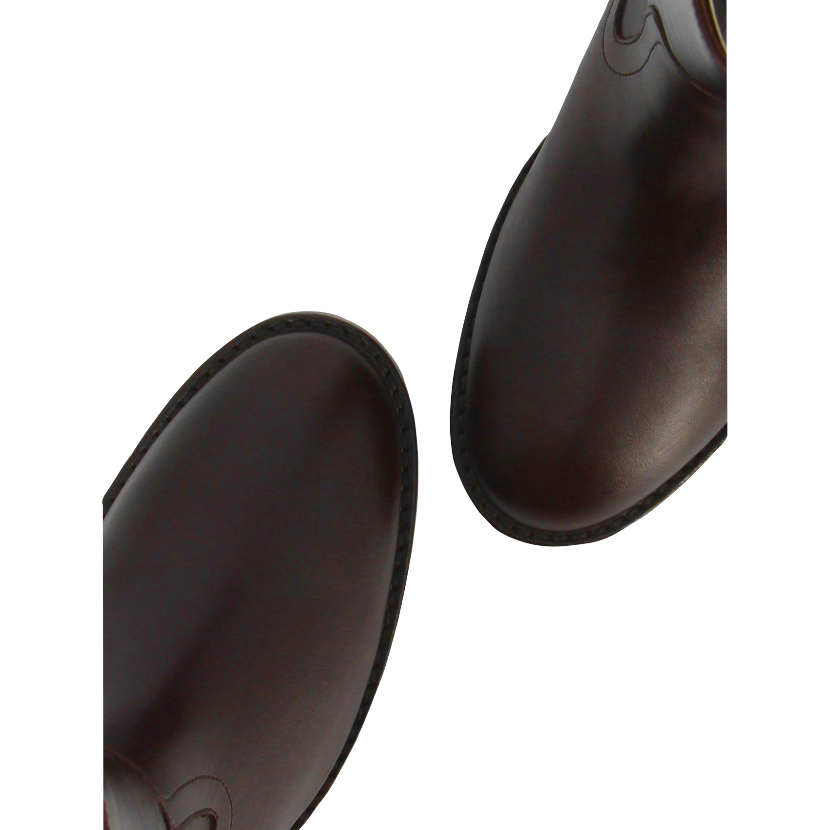 Bottes en cuir SOCQUE PARIS Marron