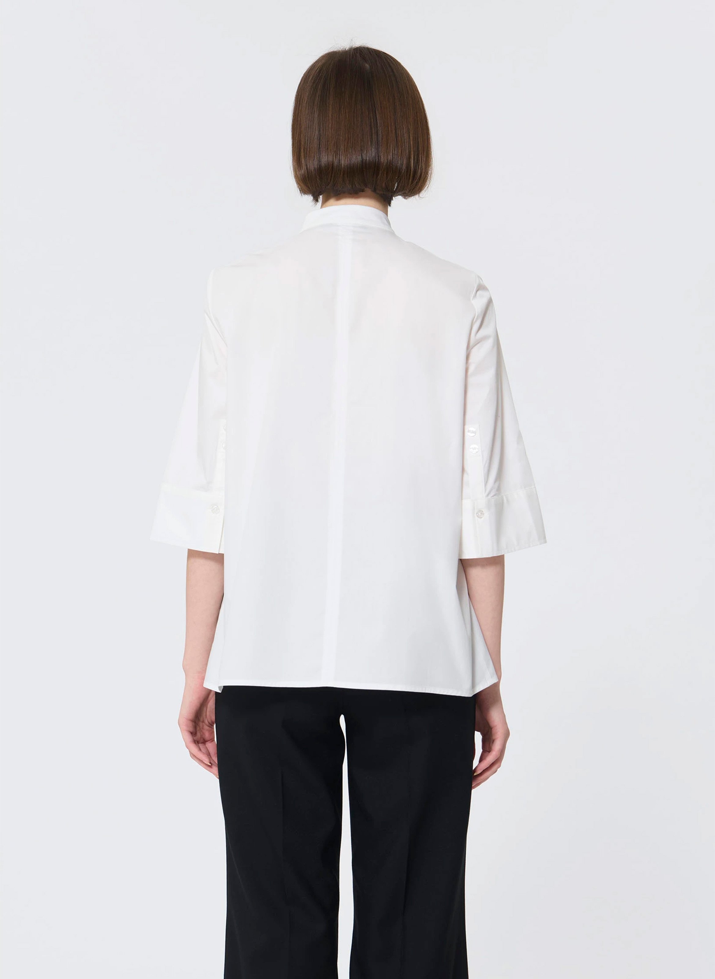 Straight shirt with 3/4 sleeves TARA JARMON White