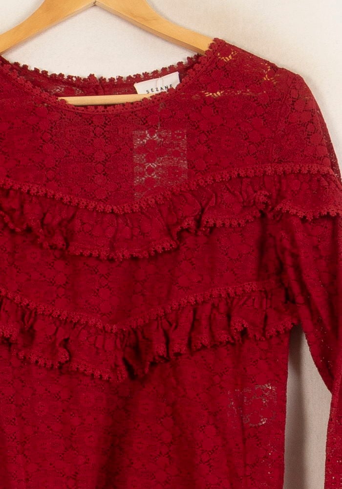 Blouse SEZANE - Seconde main Red
