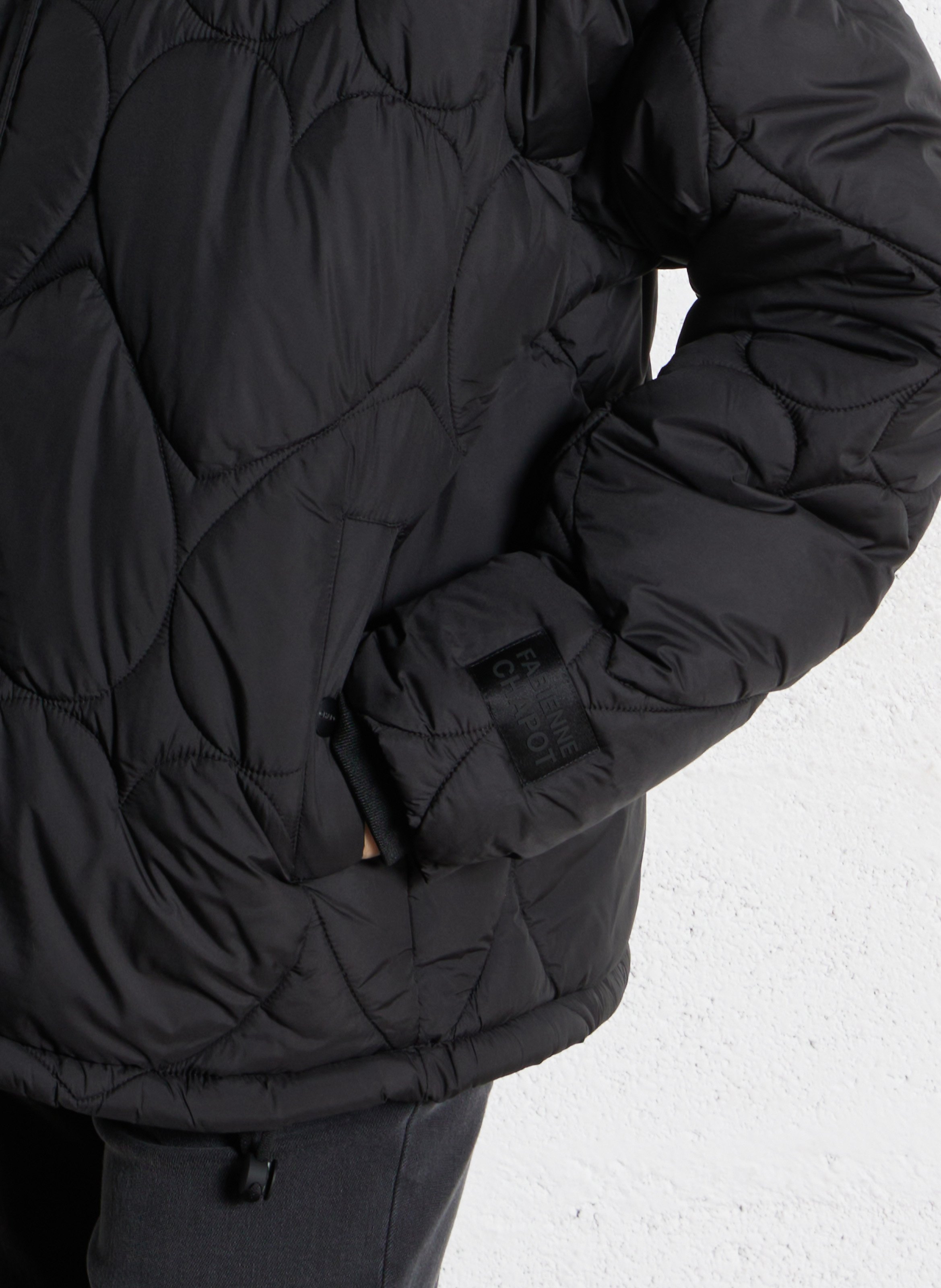 Oversized jas van synthetische bont FABIENNE CHAPOT Zwart