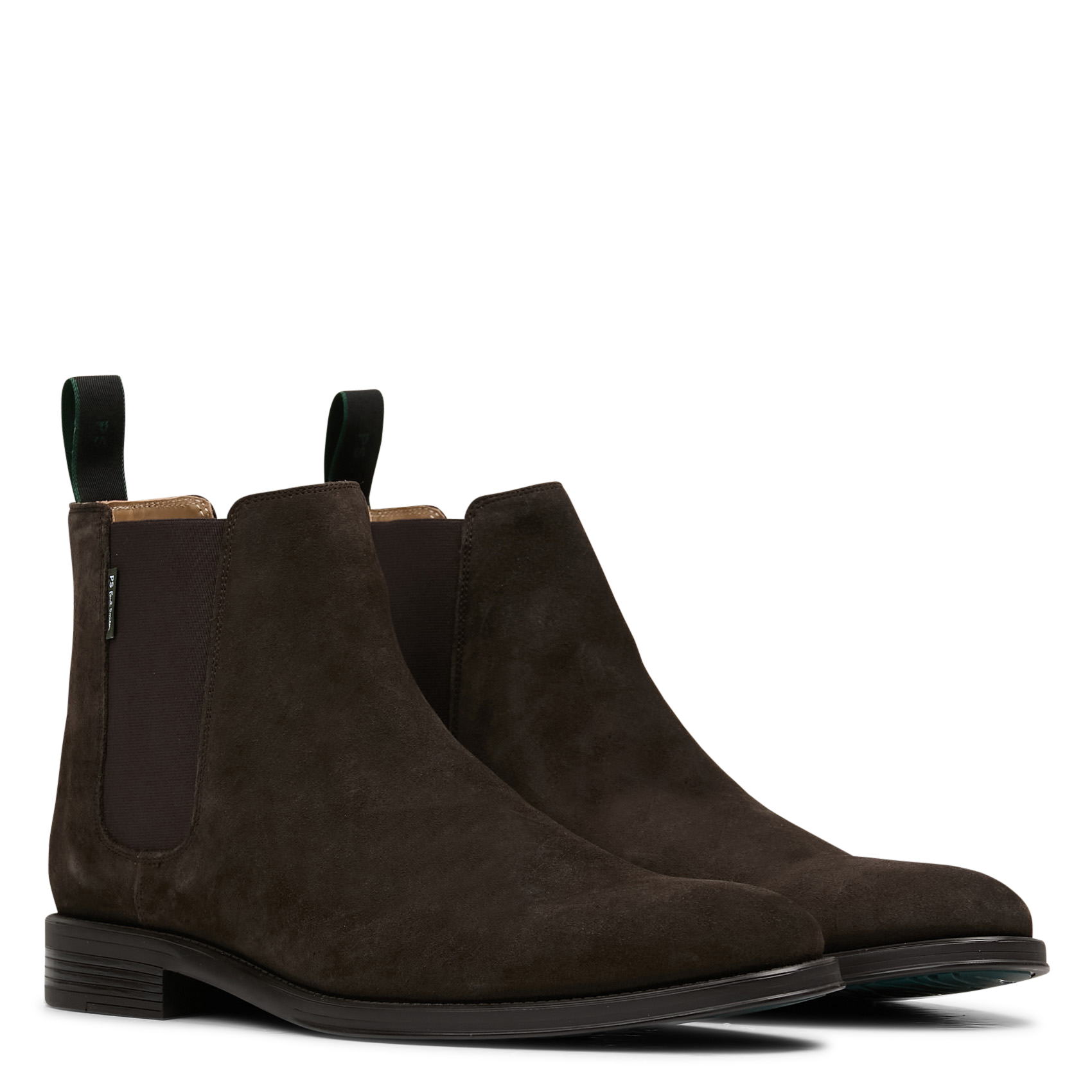 Mixed suede leather boots PAUL SMITH Brown