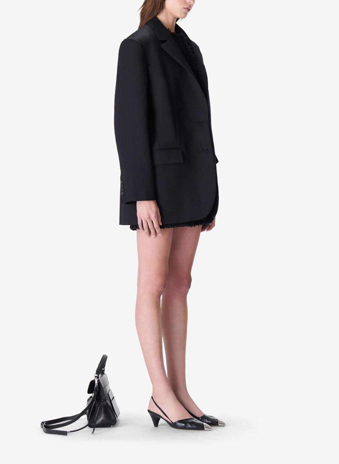 Veste tailleur droite unie IRO Noir