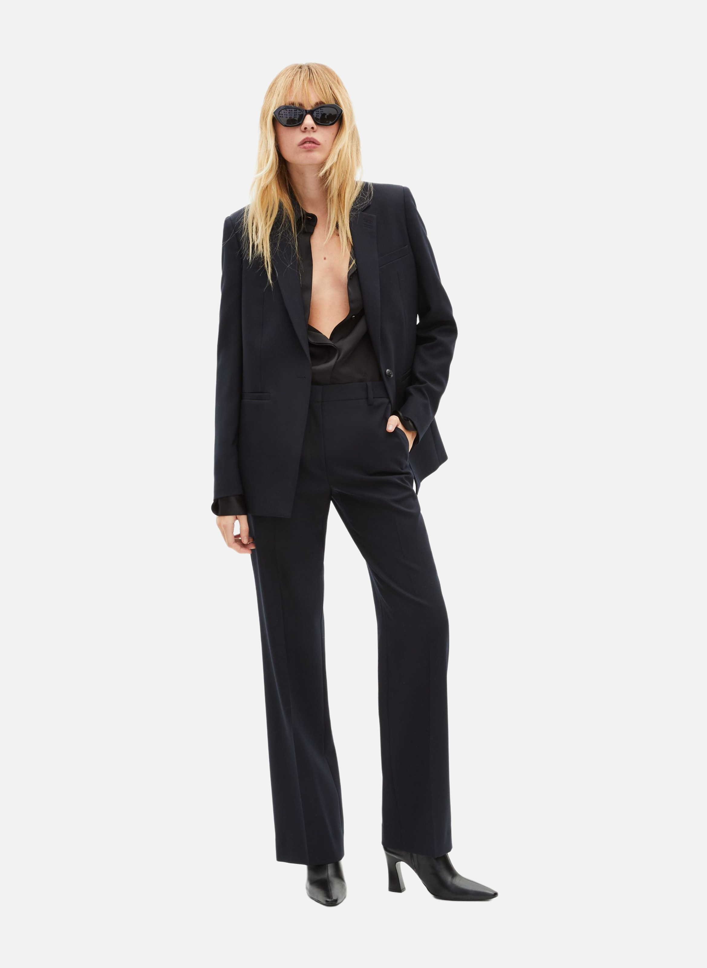 Wool-blend blazer THE KOOPLES Blue