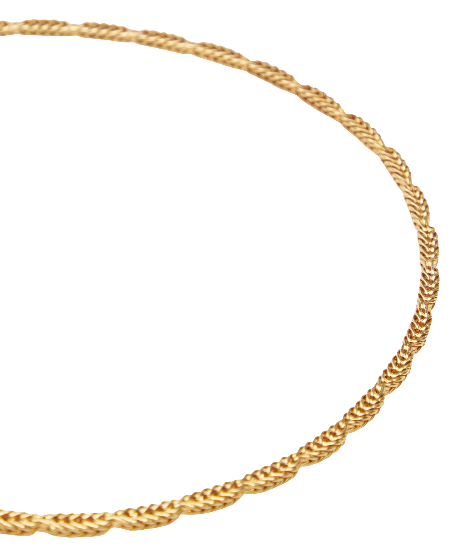 Thin brass chain necklace VANESSA BRUNO Golden