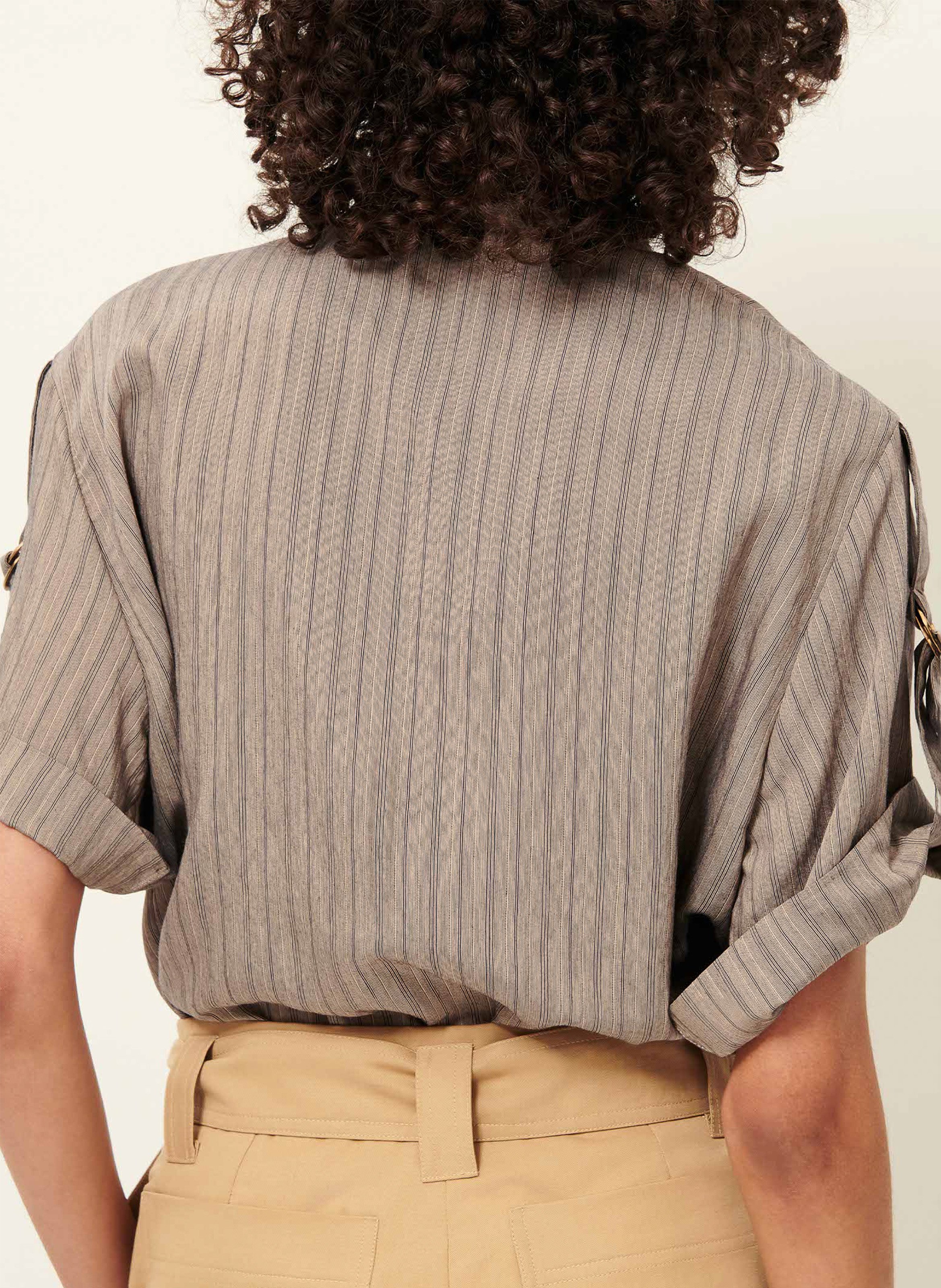 Chemise col classique SESSUN Beige