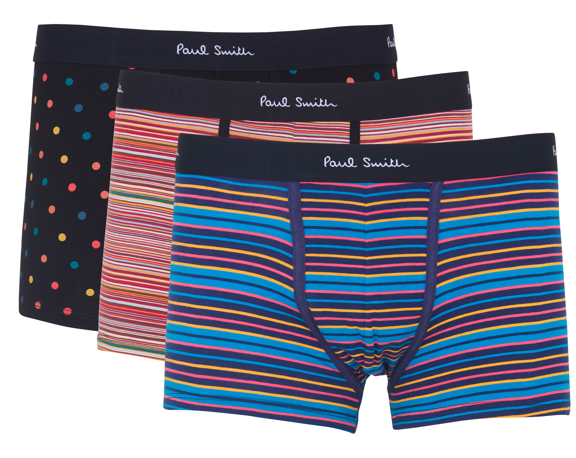 3er-Pack Boxershorts aus Stretch-Bio-Baumwolle PAUL SMITH Weiss