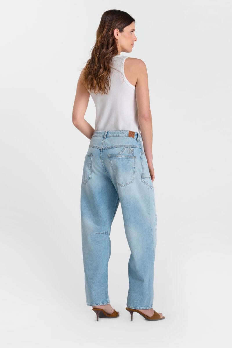 Loose jeans, wide leg, length 34 LE TEMPS DES CERISES Blue