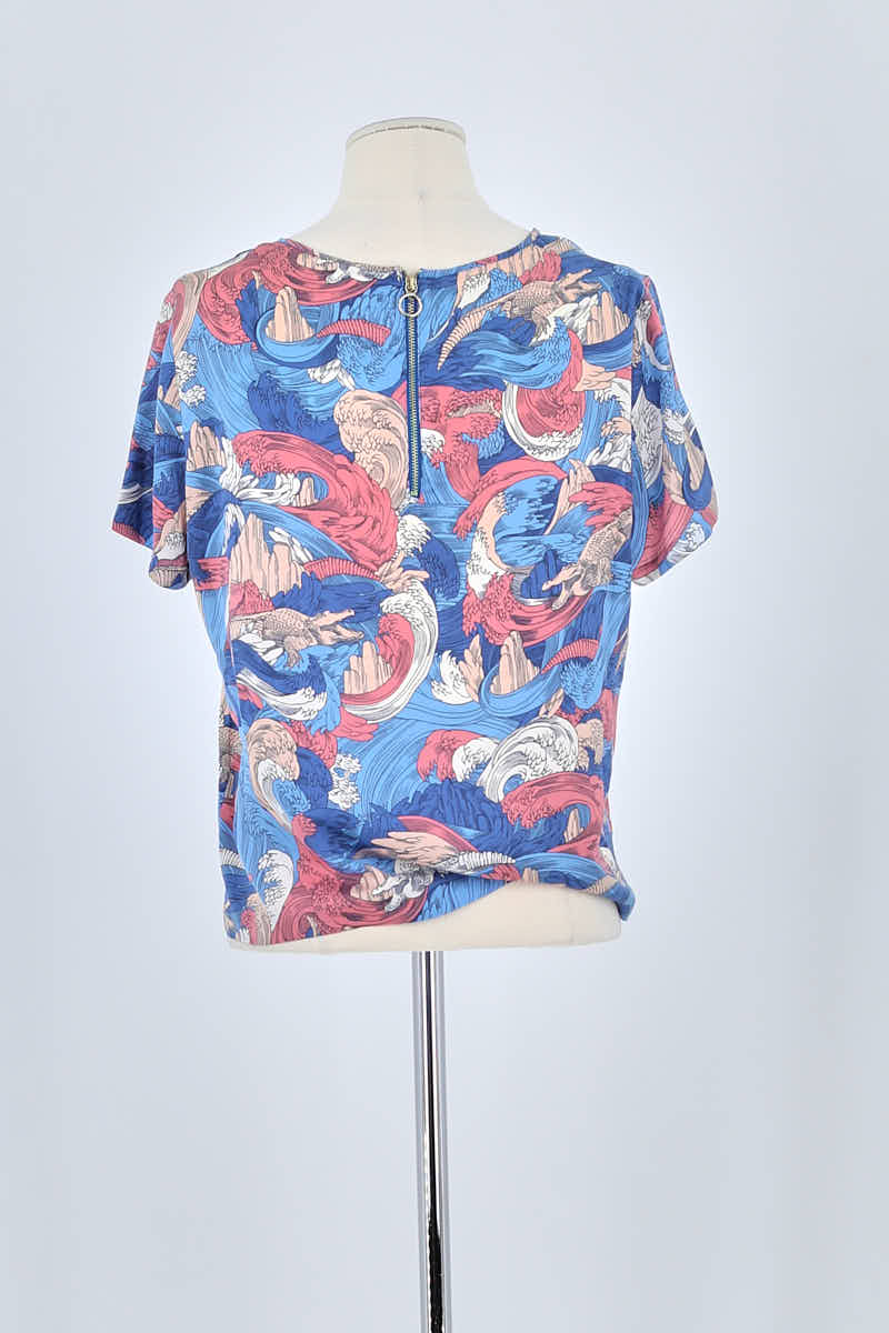 T-shirt LACOSTE - SECONDE MAIN Blue