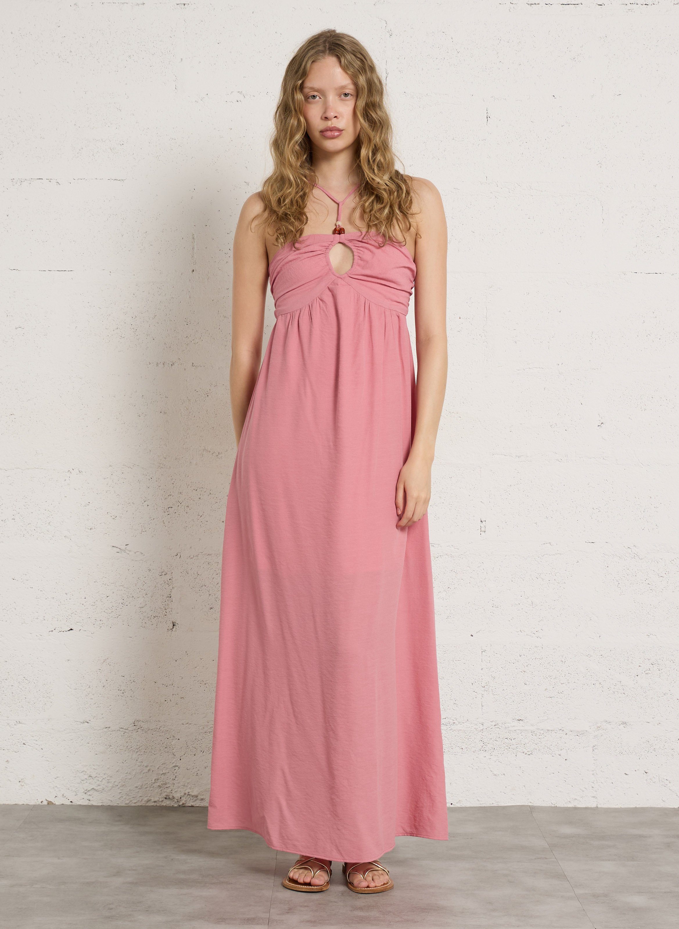 Robe longue THE KORNER Rose