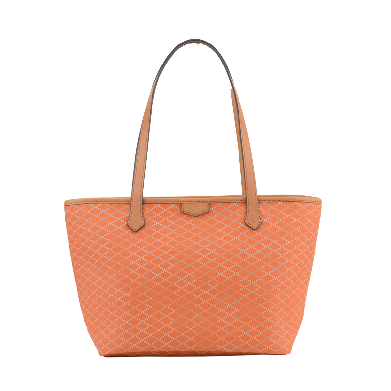 Leather bag WAVES Orange