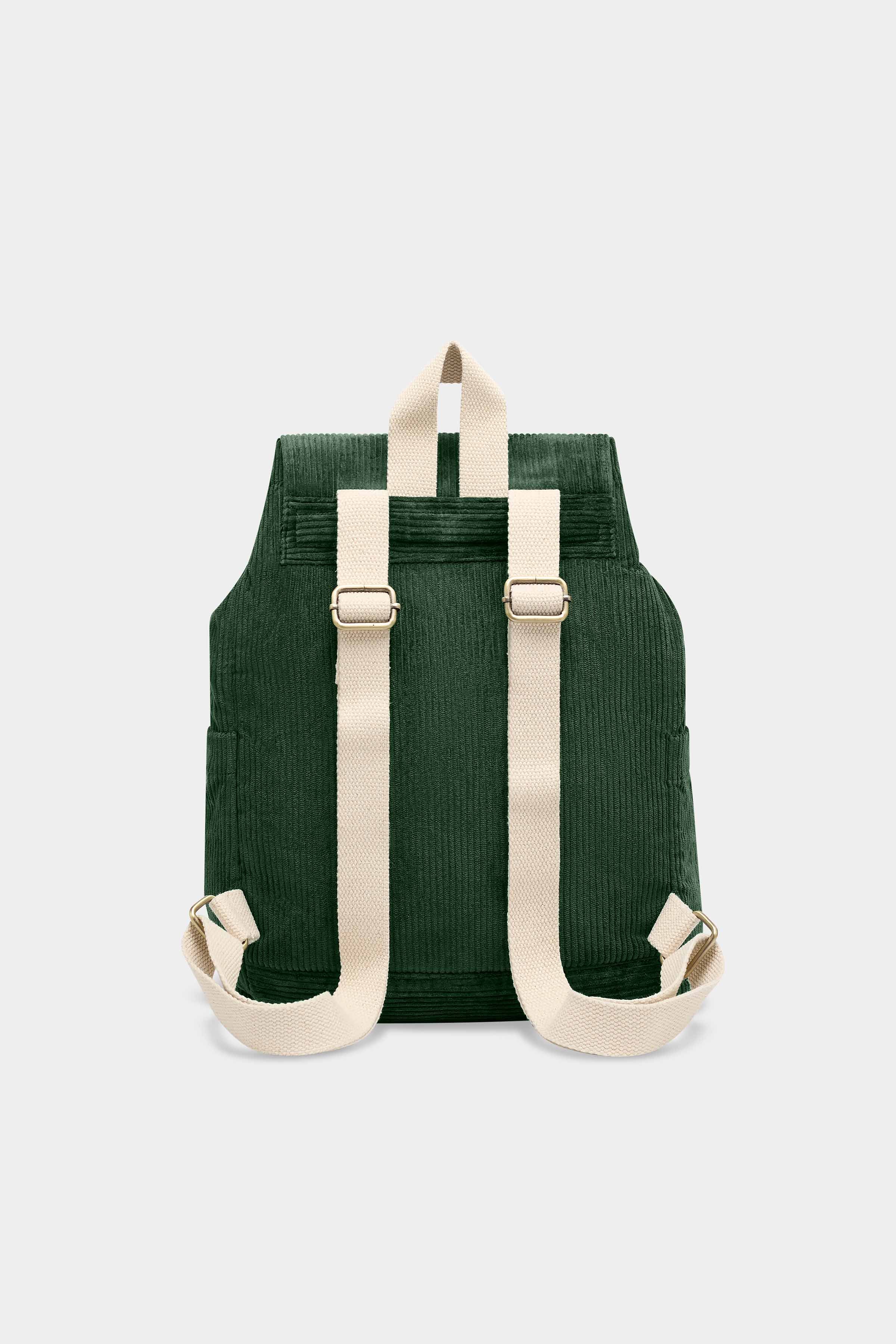 Cotton backpack HINDBAG Green