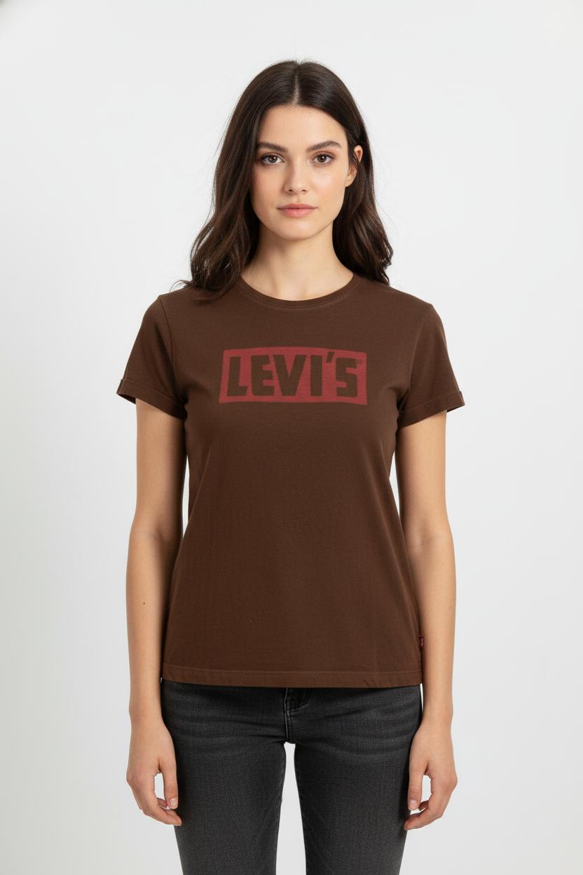 T-shirt LEVI'S - Seconde main Brown