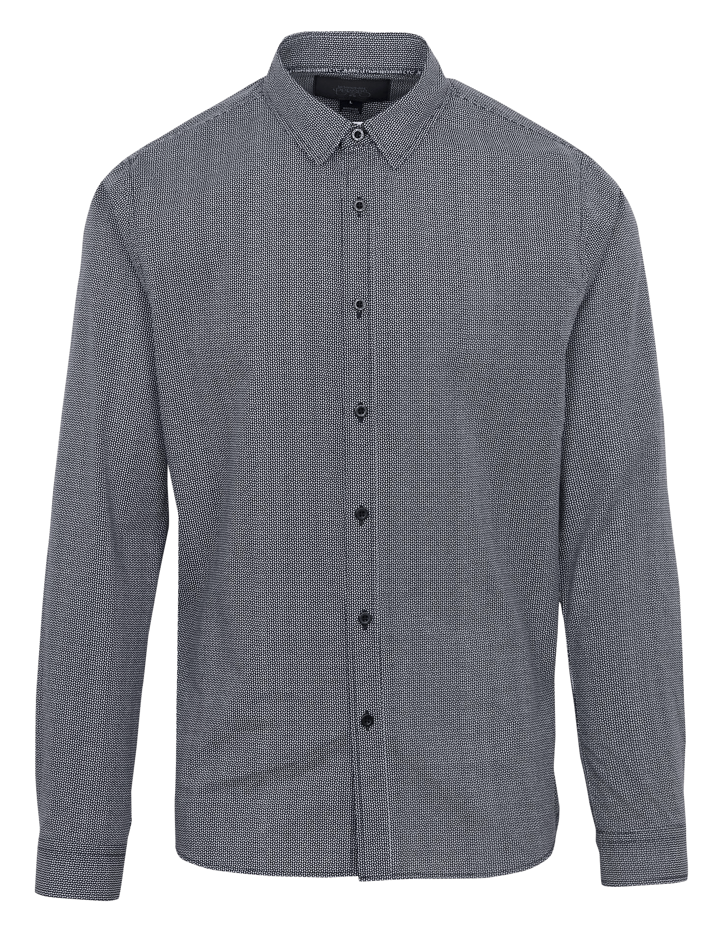 Camicia diritta con colletto classico stampata in cotone LE TEMPS DES CERISES Blu