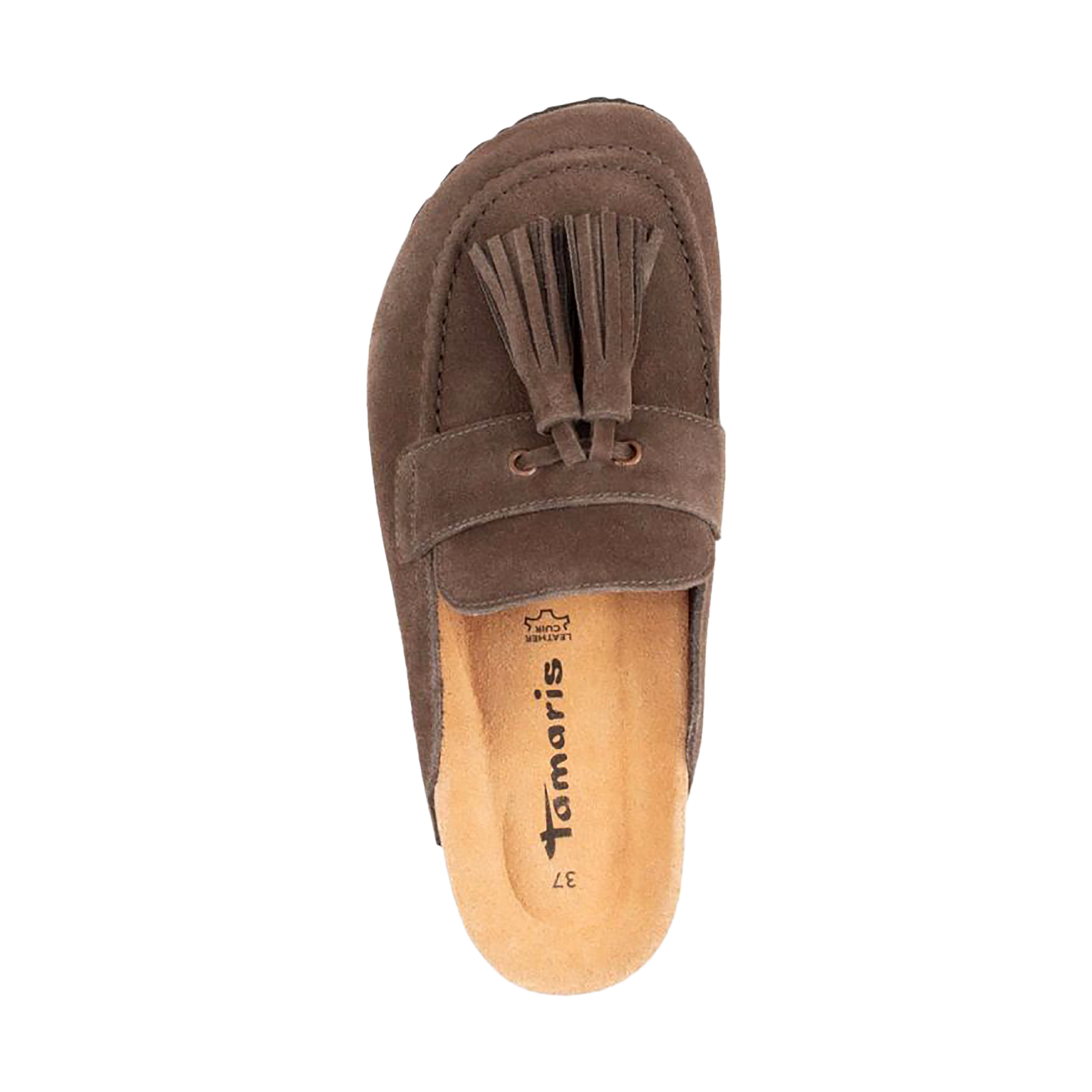 Leather mules | Brown TAMARIS Women