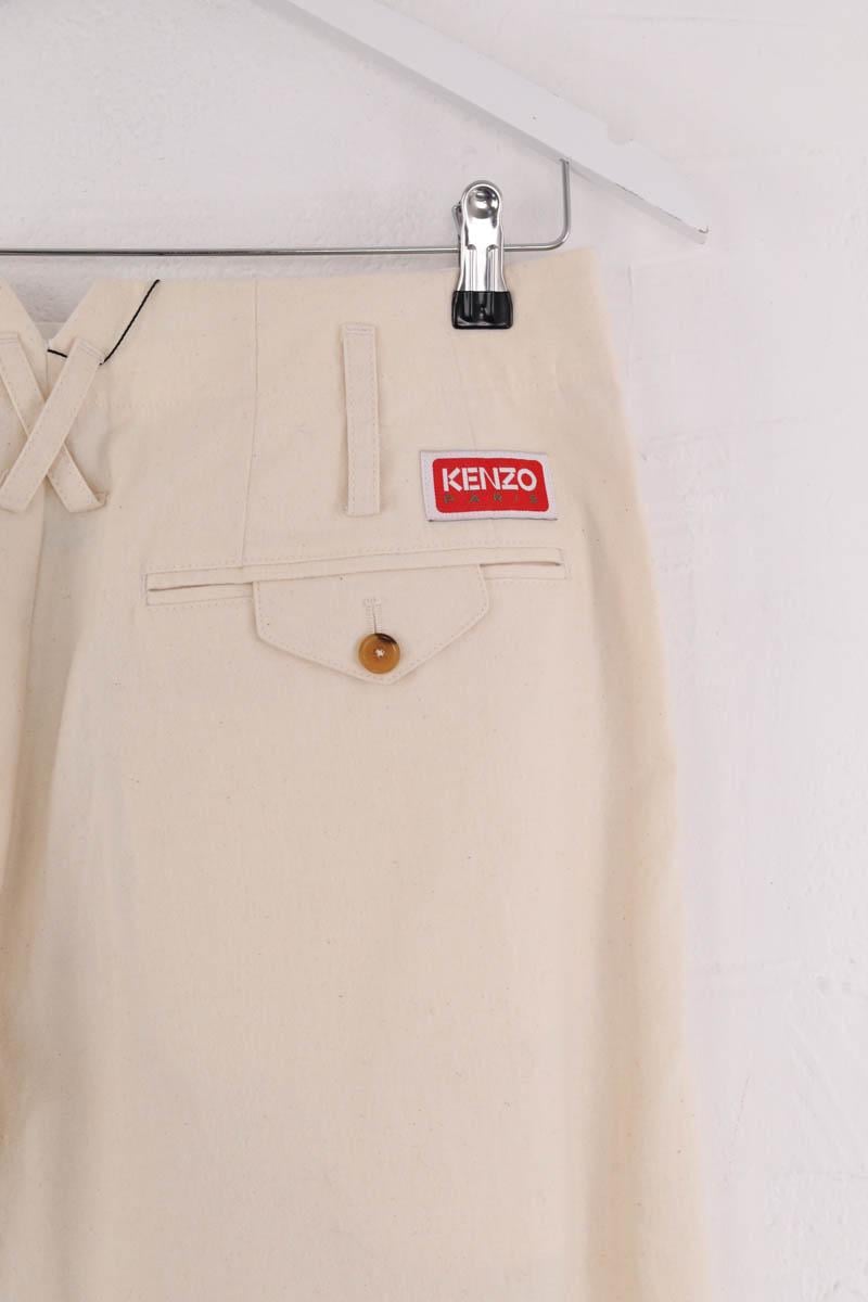 Wide-leg pants KENZO - SECONDE MAIN Beige