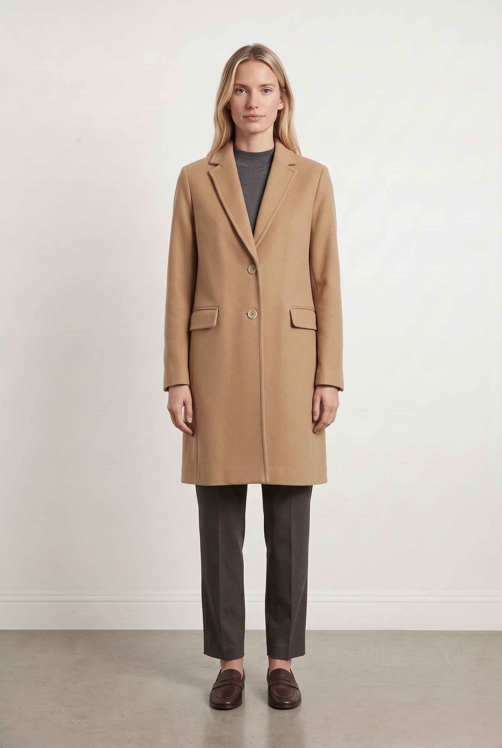 Long coat COMPTOIR DES COTONNIERS - Seconde main Beige