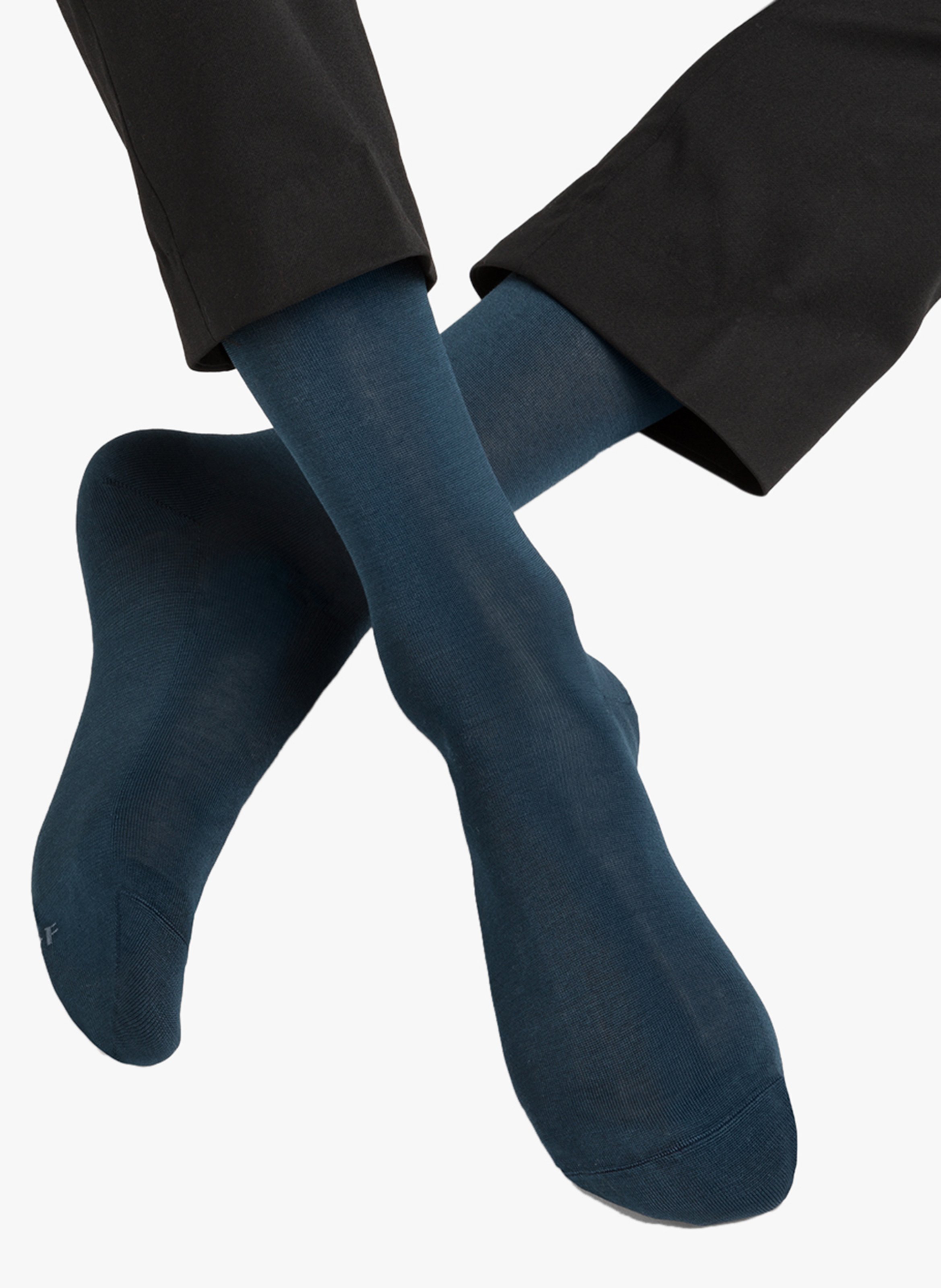 Hohe Baumwollsocken BLEUFORET Blau