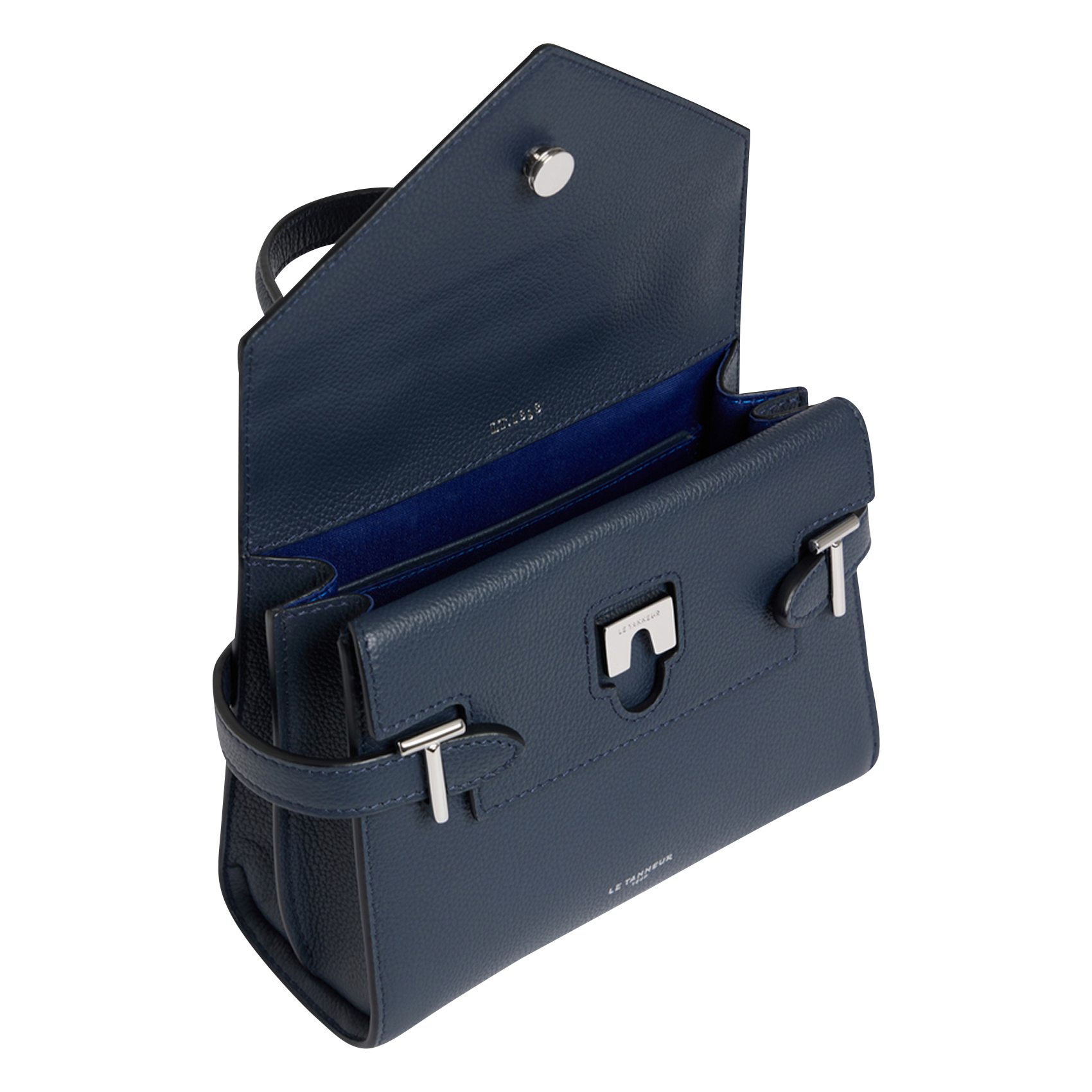 Sac à main en cuir LE TANNEUR Bleu