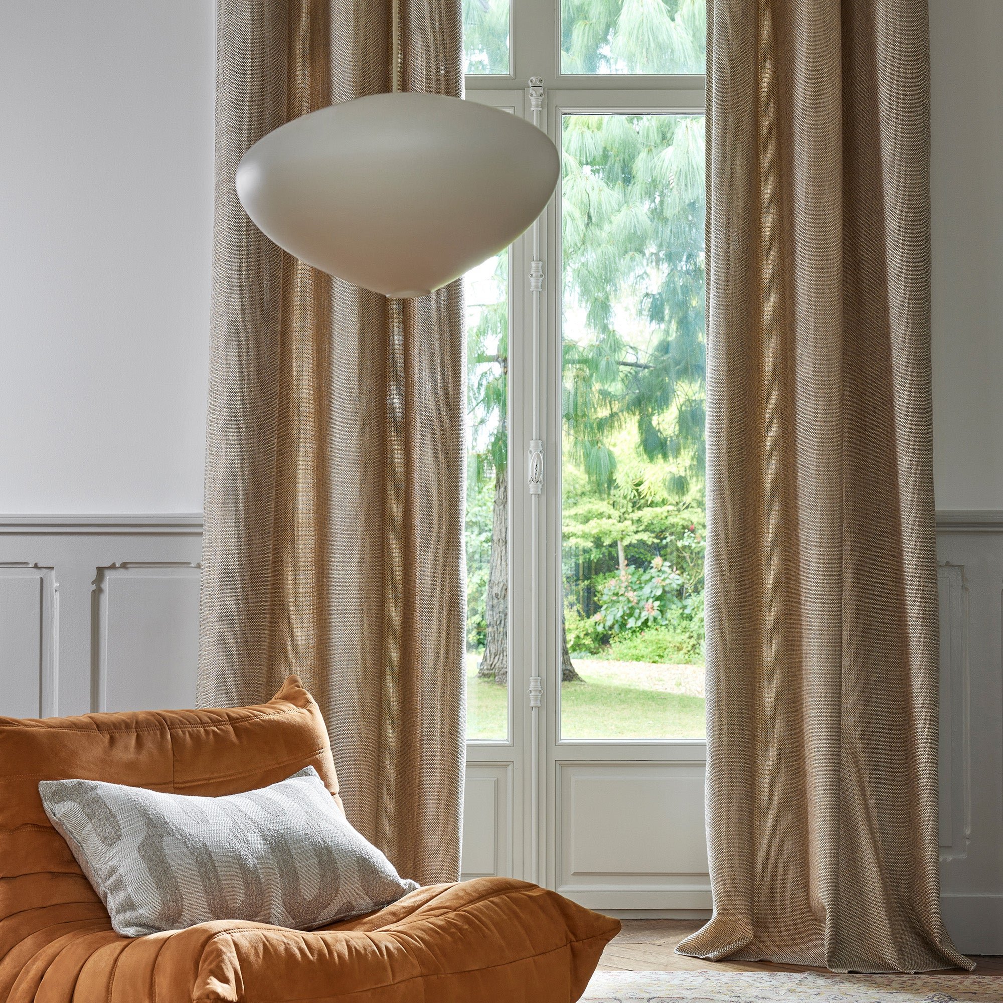 NATALI - Curtain with eyelets MADURA Beige