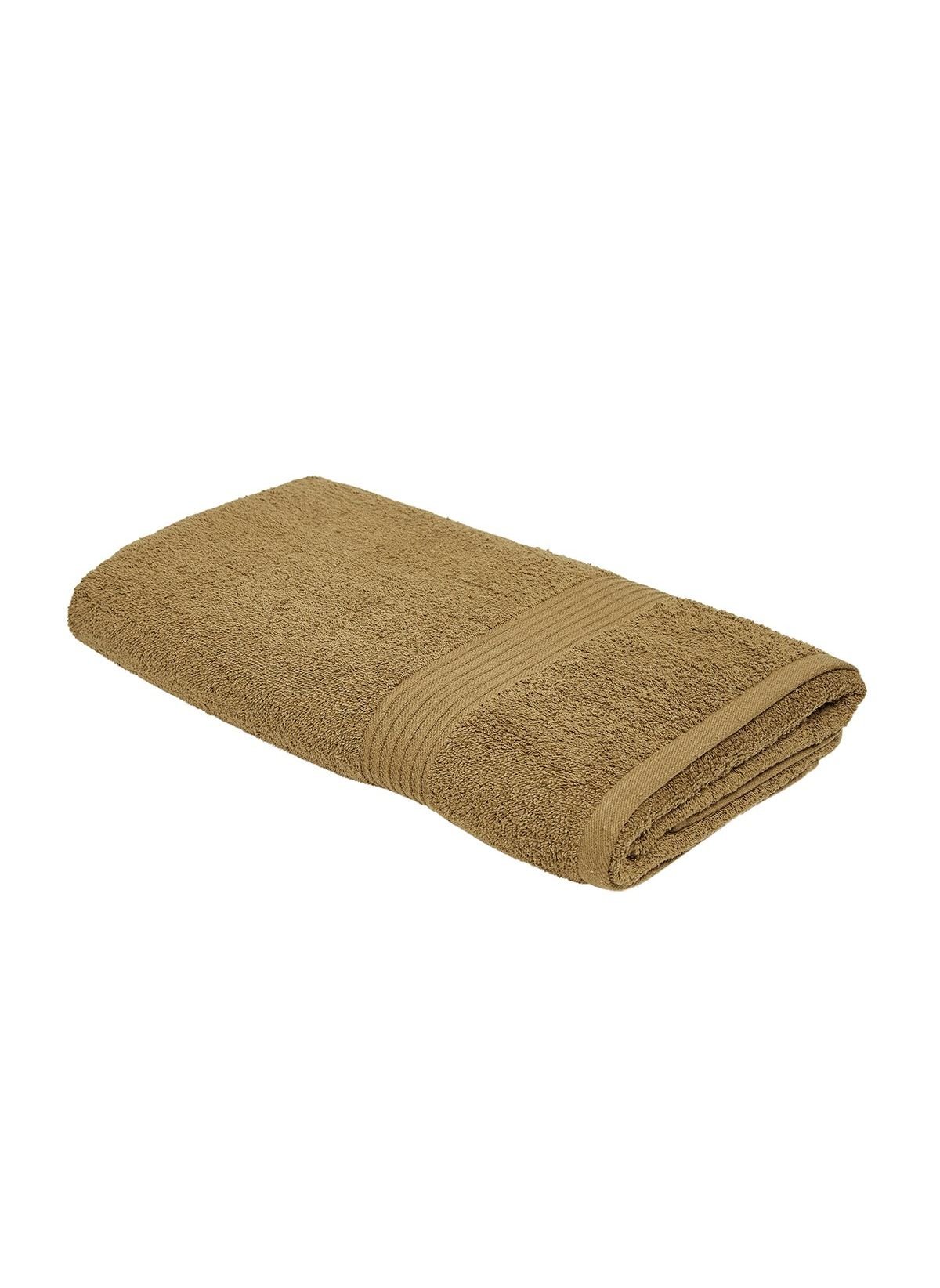 Plain cotton bath towel TODAY LINGE DE MAISON Brown