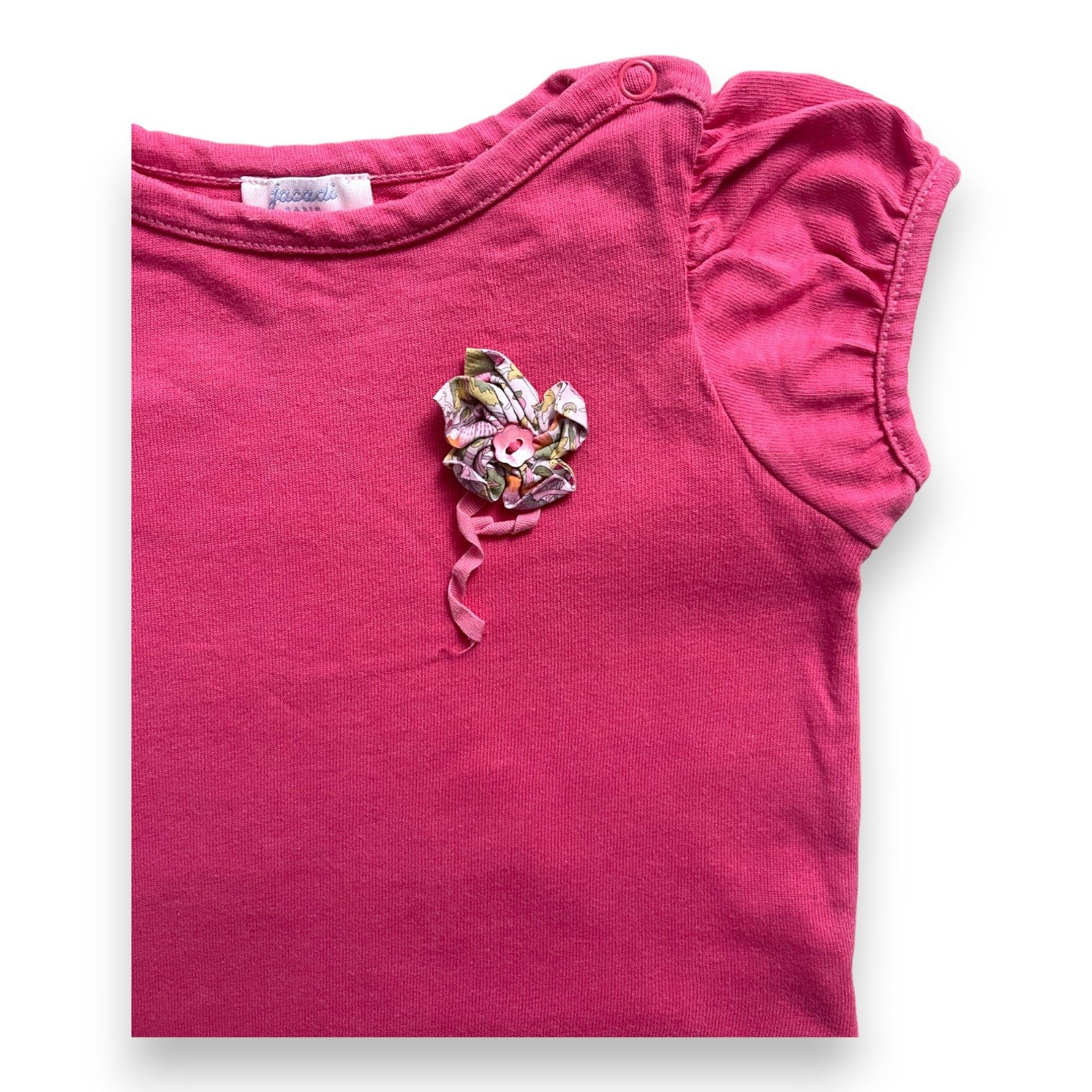Pink Baby T-shirt - 18 months JACADI - Seconde Main Pink