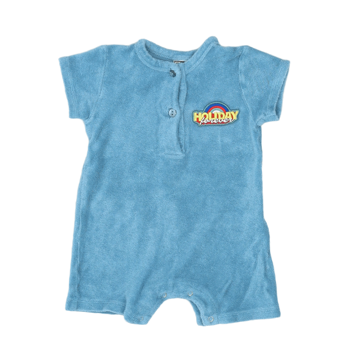 Blue baby romper - 3 months BONTON - Seconde Main Blue