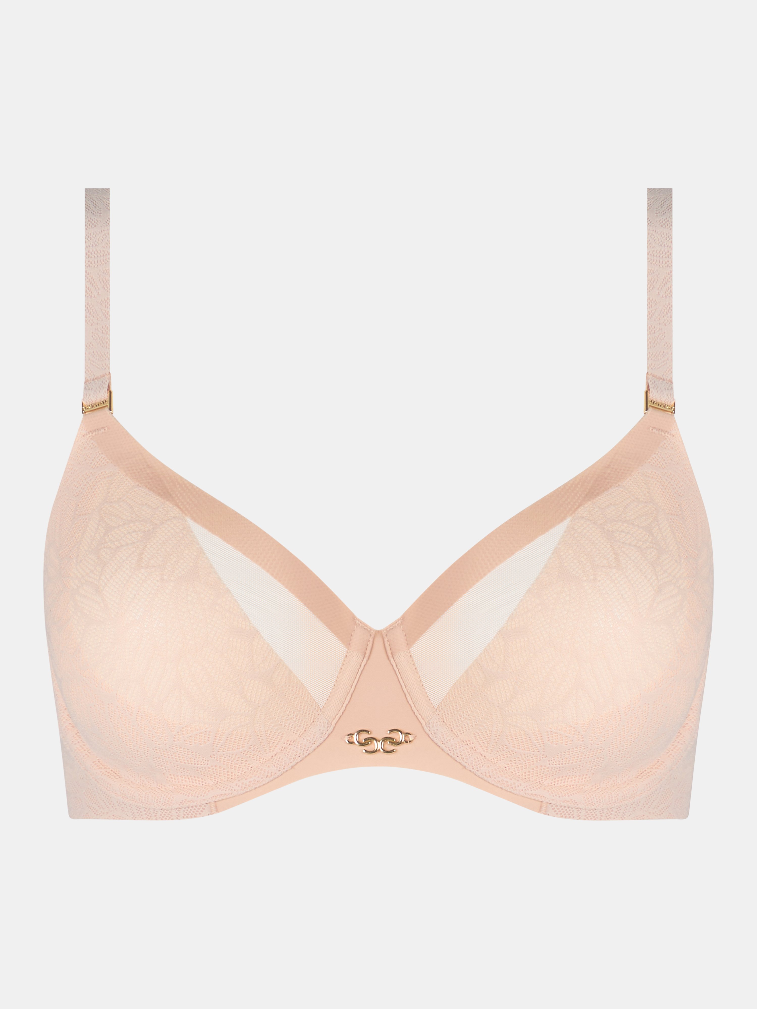 Moulded full-cup bra CHANTELLE Beige