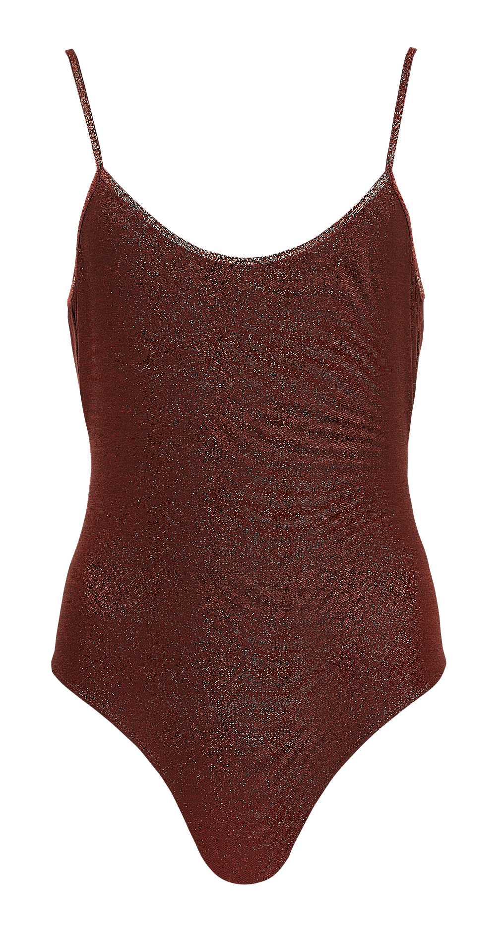 Badeanzug in Metallic-Optik LA NOUVELLE Braun