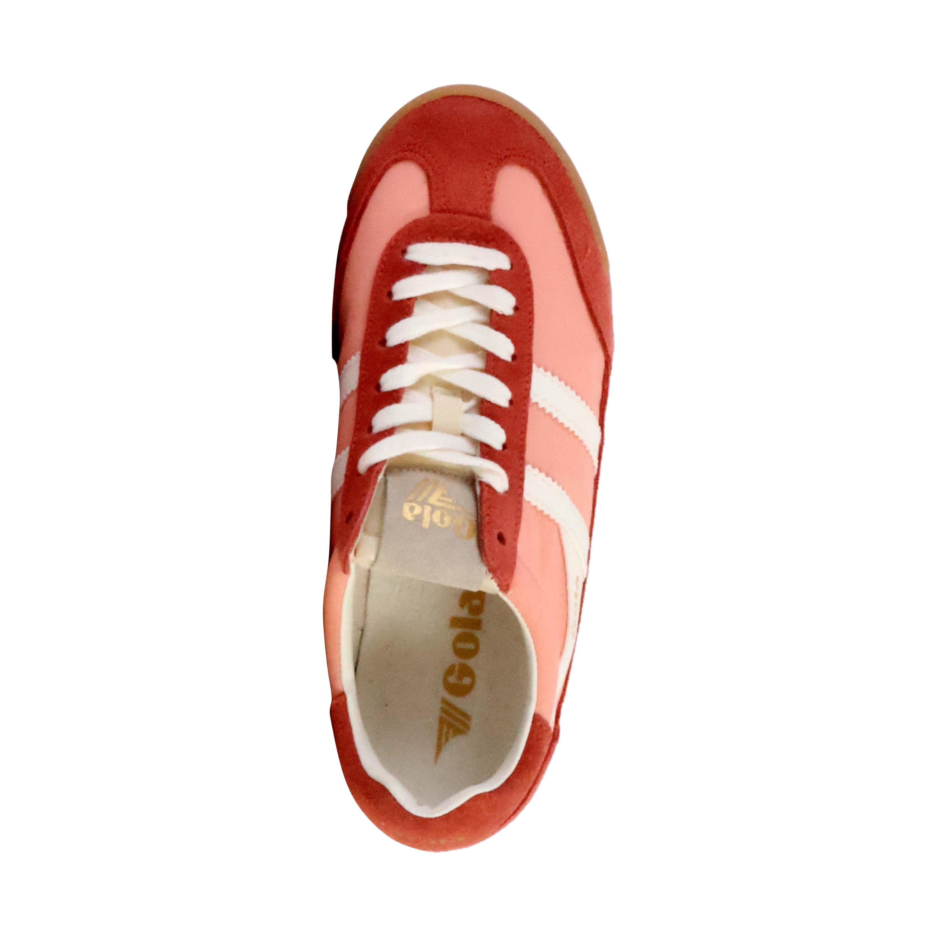 Firefly leather sneakers GOLA Orange